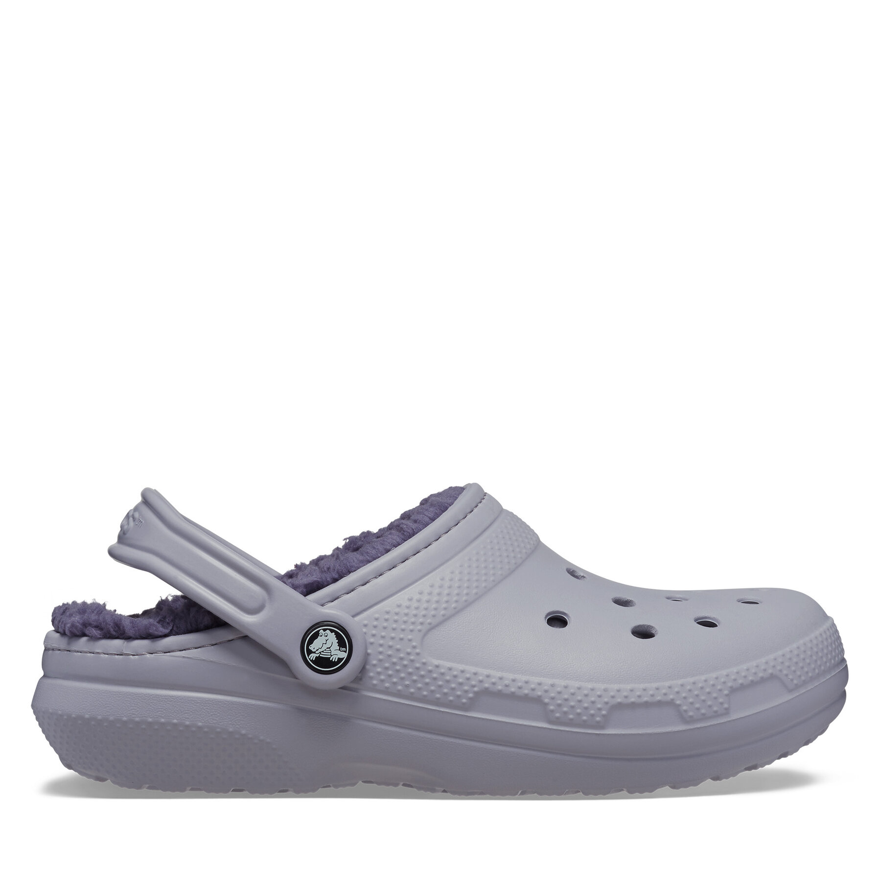 Pantoletten Crocs Classic Lined Clog 203591 Violett von Crocs