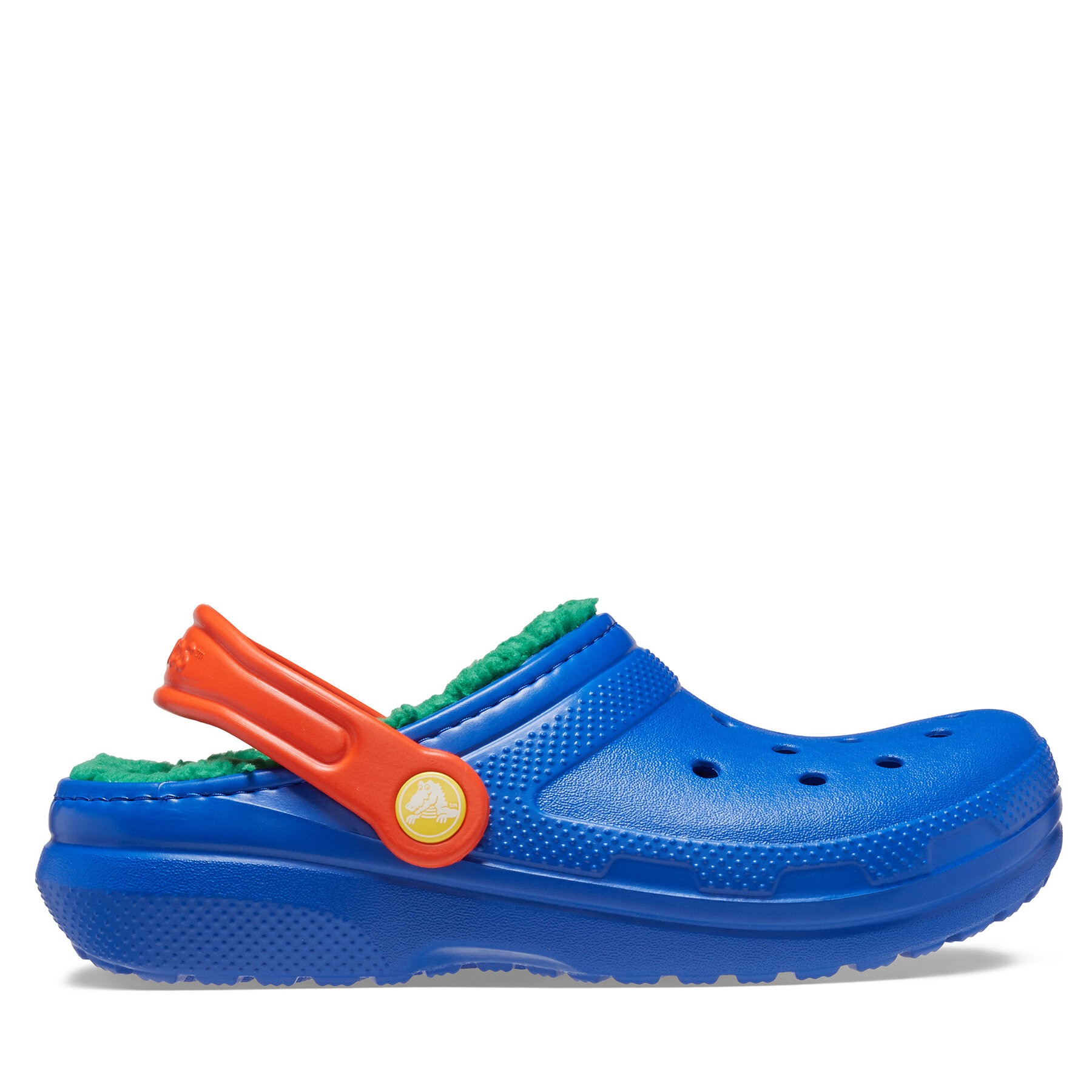 Pantoletten Crocs Classic Lined Clog Kids 207010 Blau von Crocs