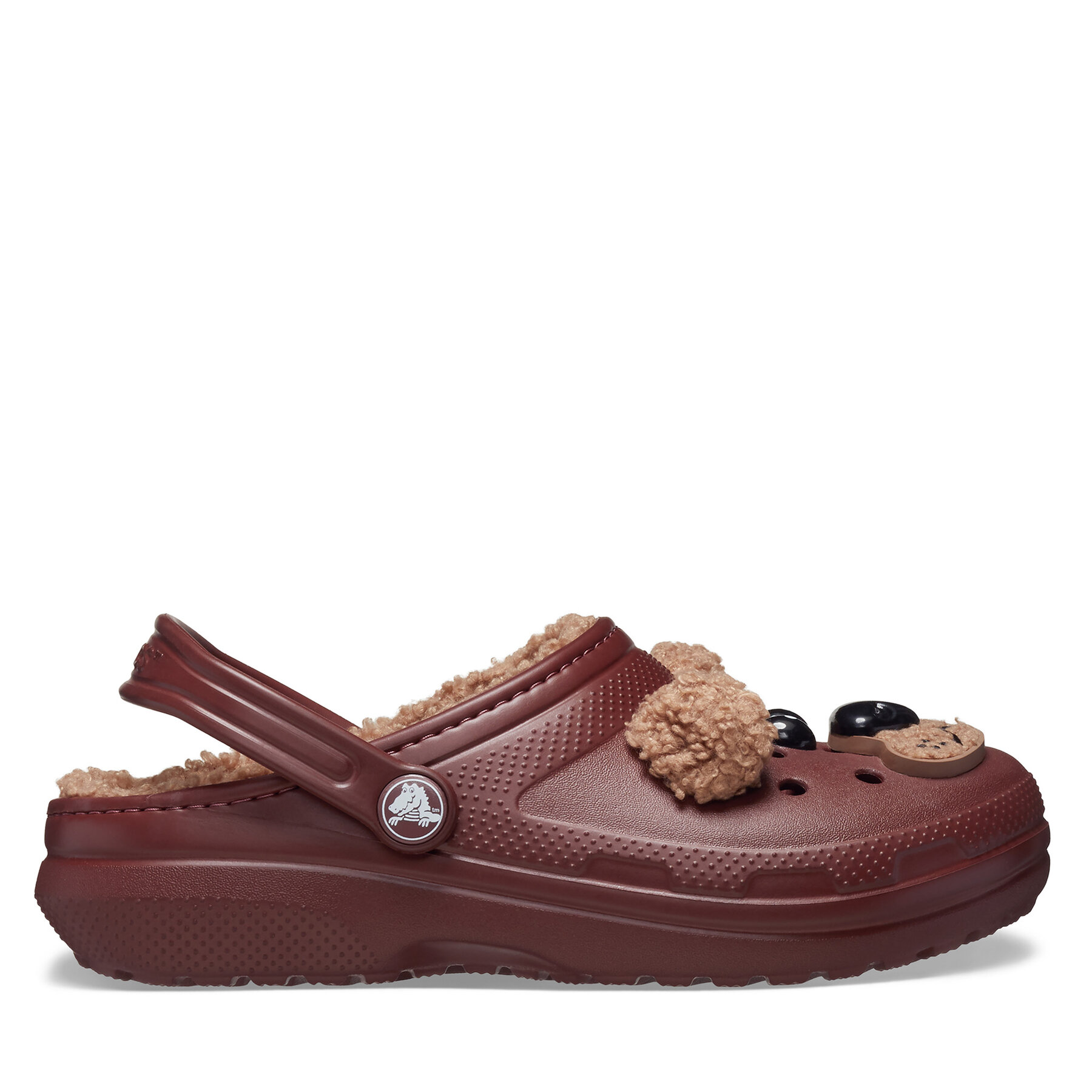 Pantoletten Crocs Classic Lined Iam Brown Bear Clog K 210399 Braun von Crocs