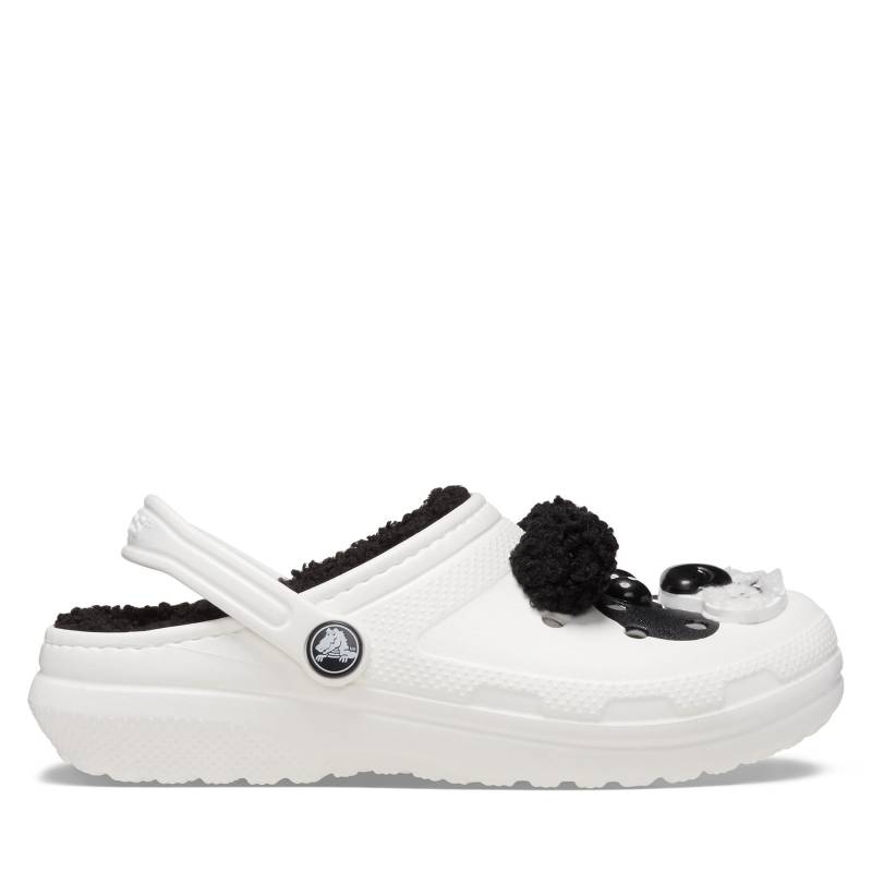 Pantoletten Crocs Classic Lined Iam Panda Bear Clog K 210400 Weiß von Crocs