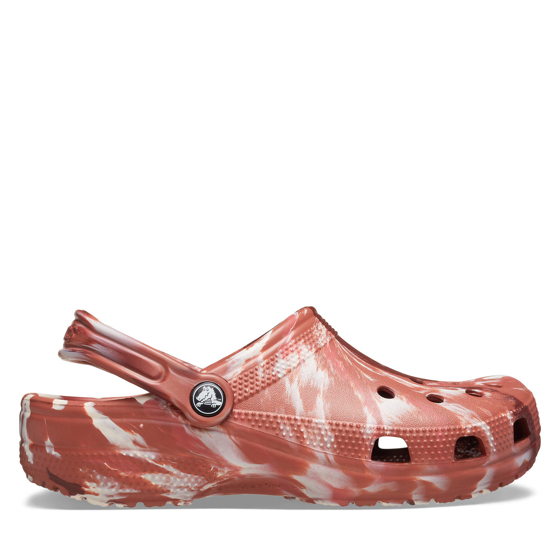 Pantoletten Crocs Classic Marbled Clog 206867 Braun von Crocs