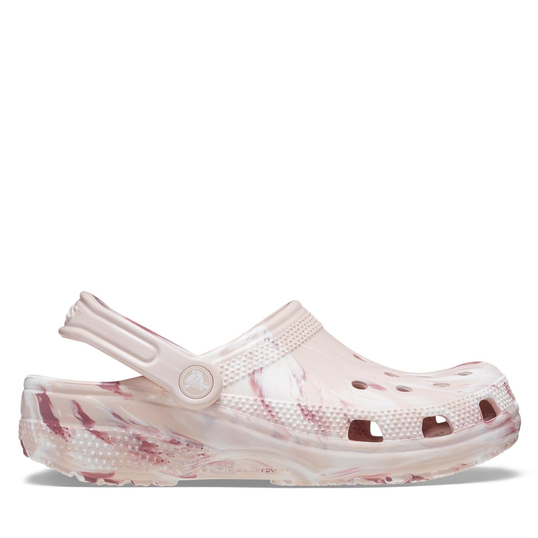 Pantoletten Crocs Classic Marbled Clog 206867 Rosa von Crocs