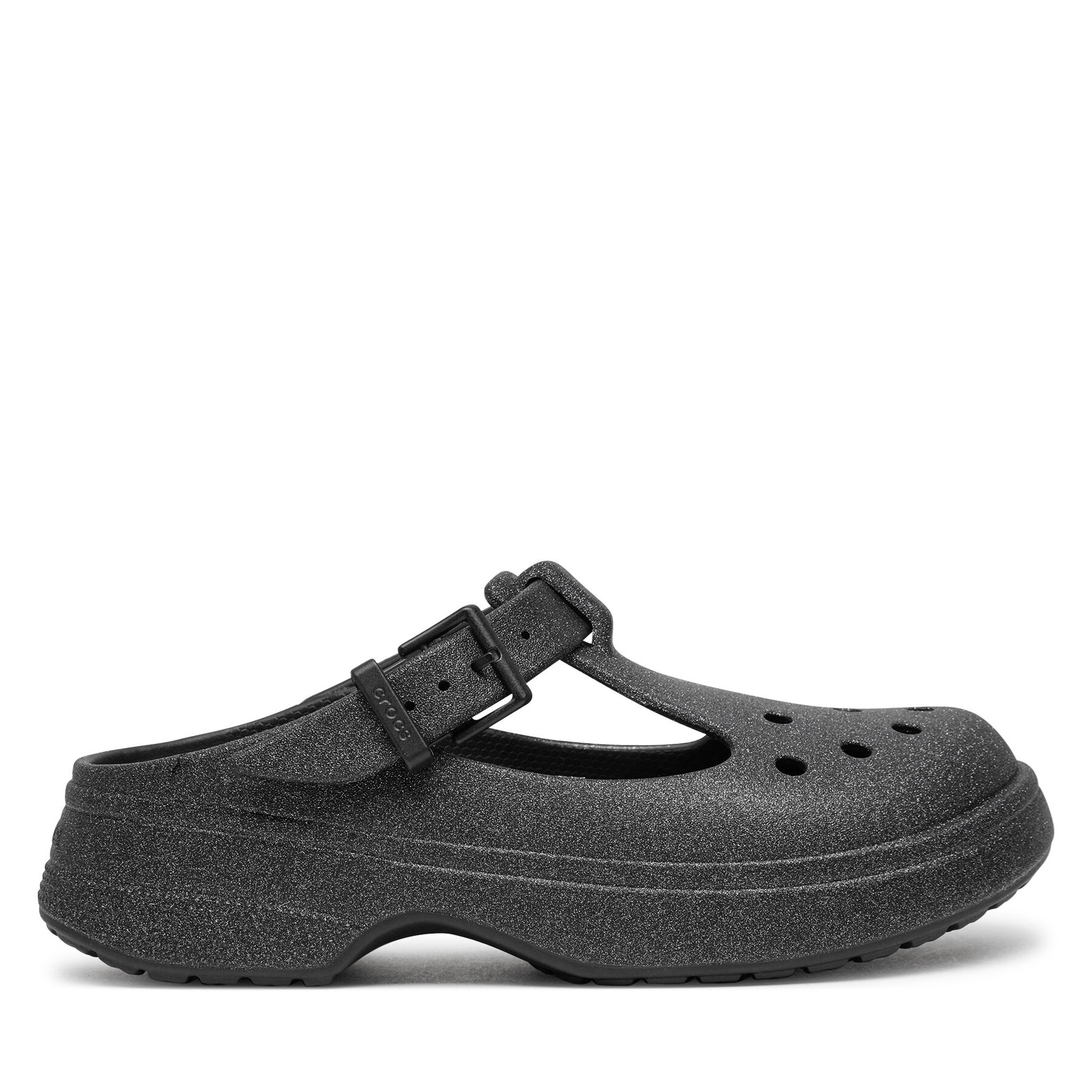 Pantoletten Crocs Classic Mary Jane Glitter Clog 210737 Grau von Crocs