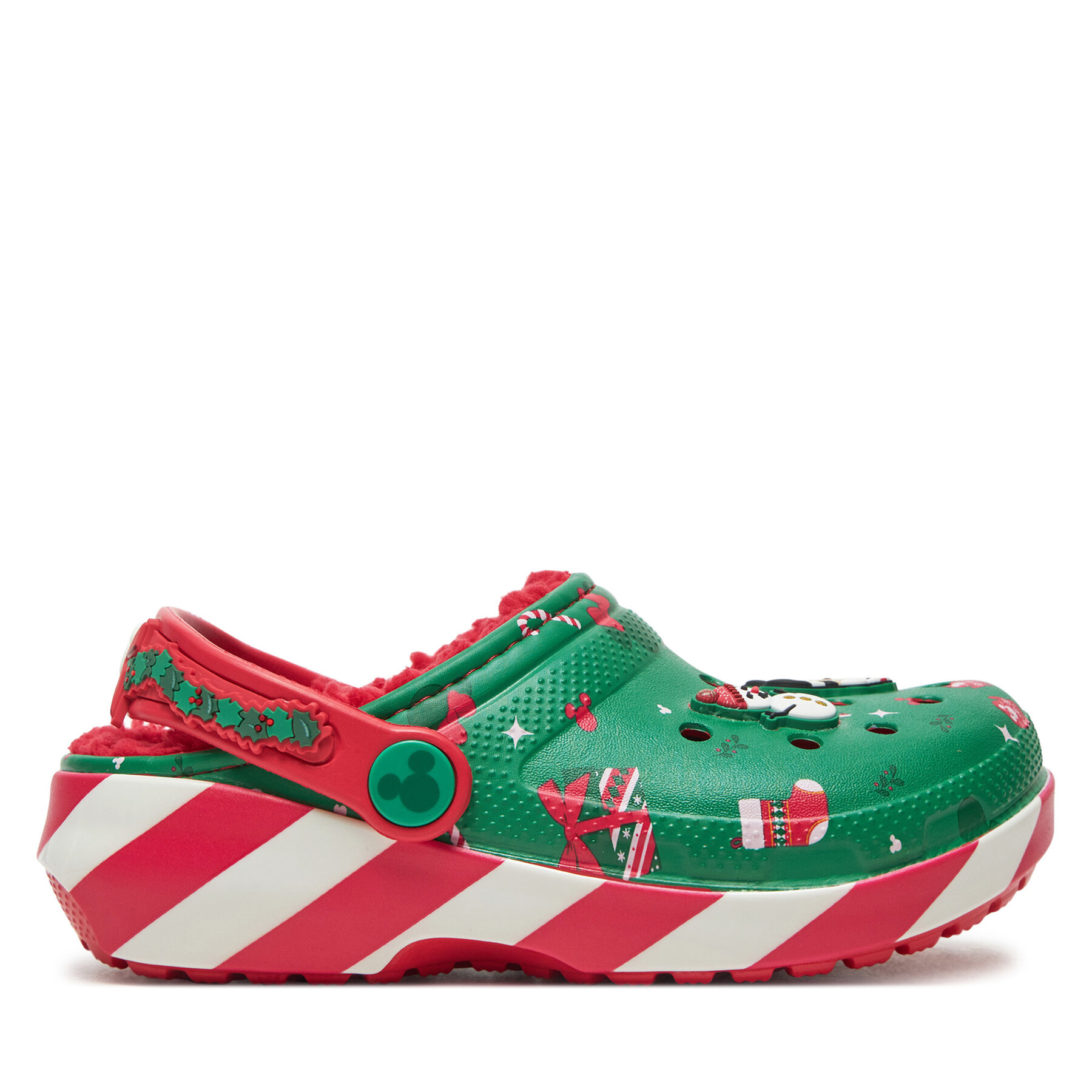 Pantoletten Crocs Classic Mickey Xmass Lined Clog K 210814 Grün Pantoletten Crocs Classic Mickey Xmass Lined Clog K 210814 Grün von Crocs
