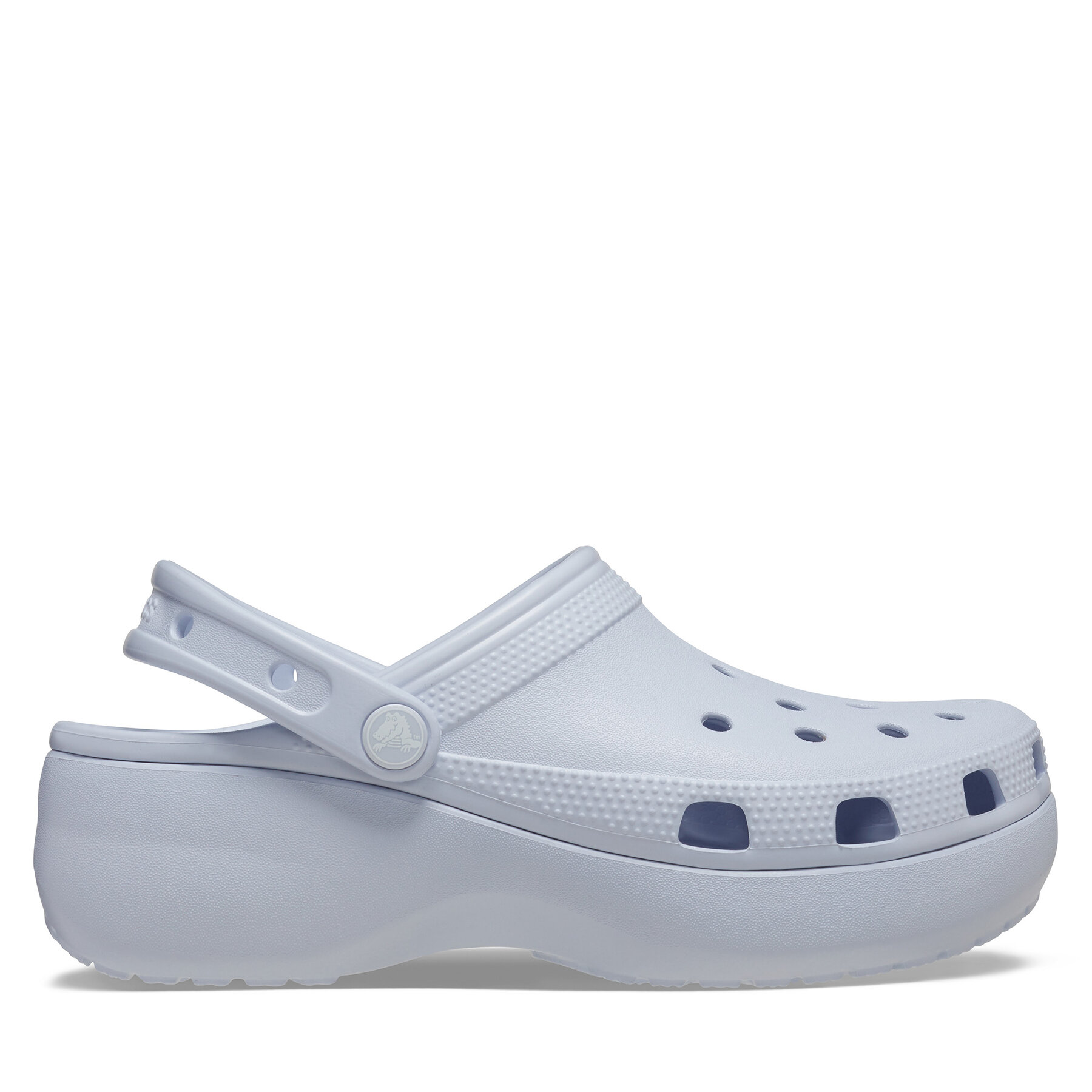 Pantoletten Crocs Classic Platform Clog W 206750 Blau von Crocs