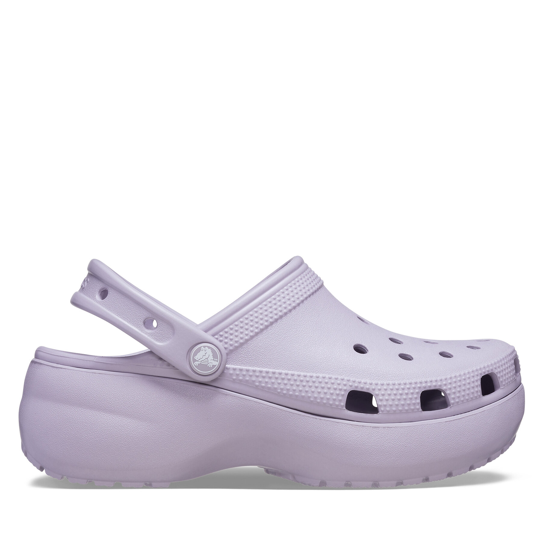 Pantoletten Crocs Classic Platform Clog W 206750 Grau von Crocs