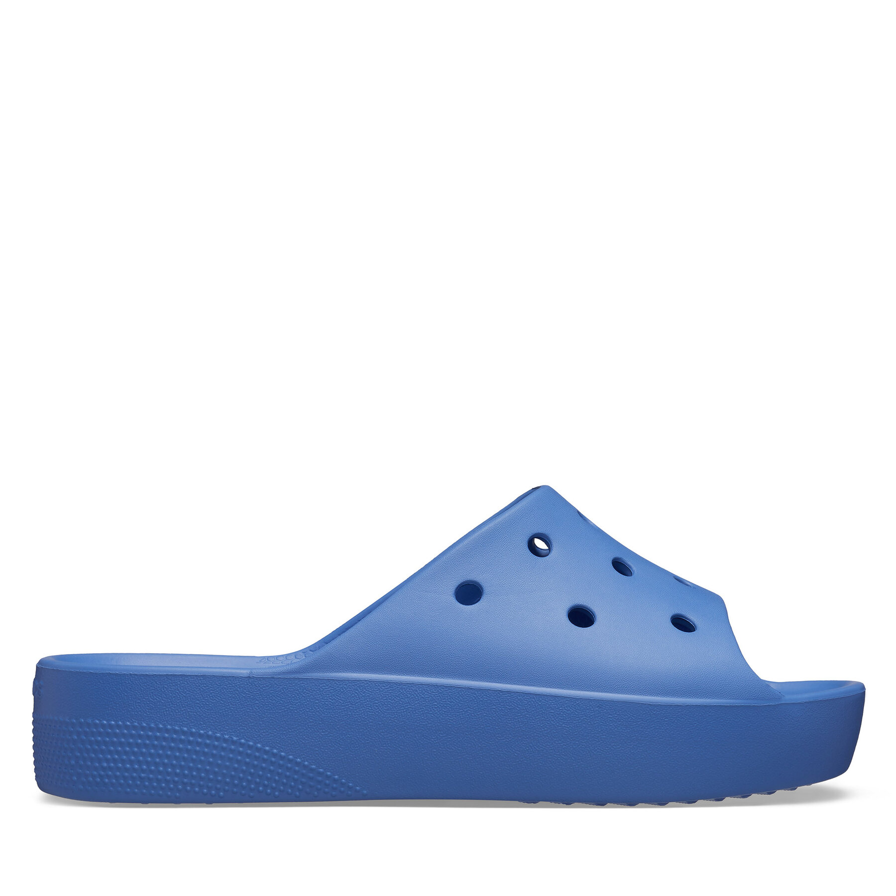 Pantoletten Crocs Classic Platform Slide 208180 Blau von Crocs