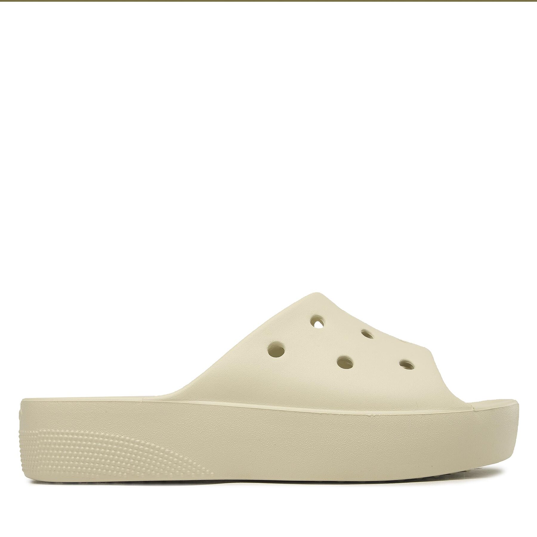 Pantoletten Crocs Classic Platform Slide 208180 Beige von Crocs