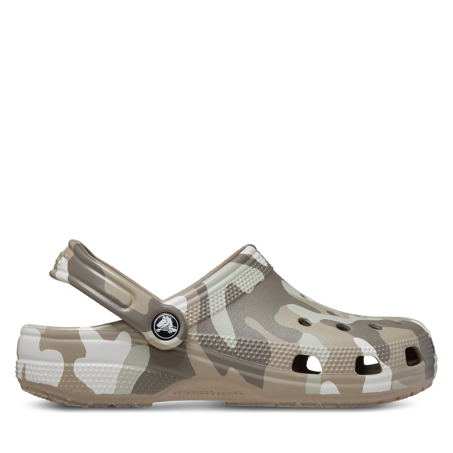 Pantoletten Crocs Classic Printed Camo Clog 206454 Beige von Crocs