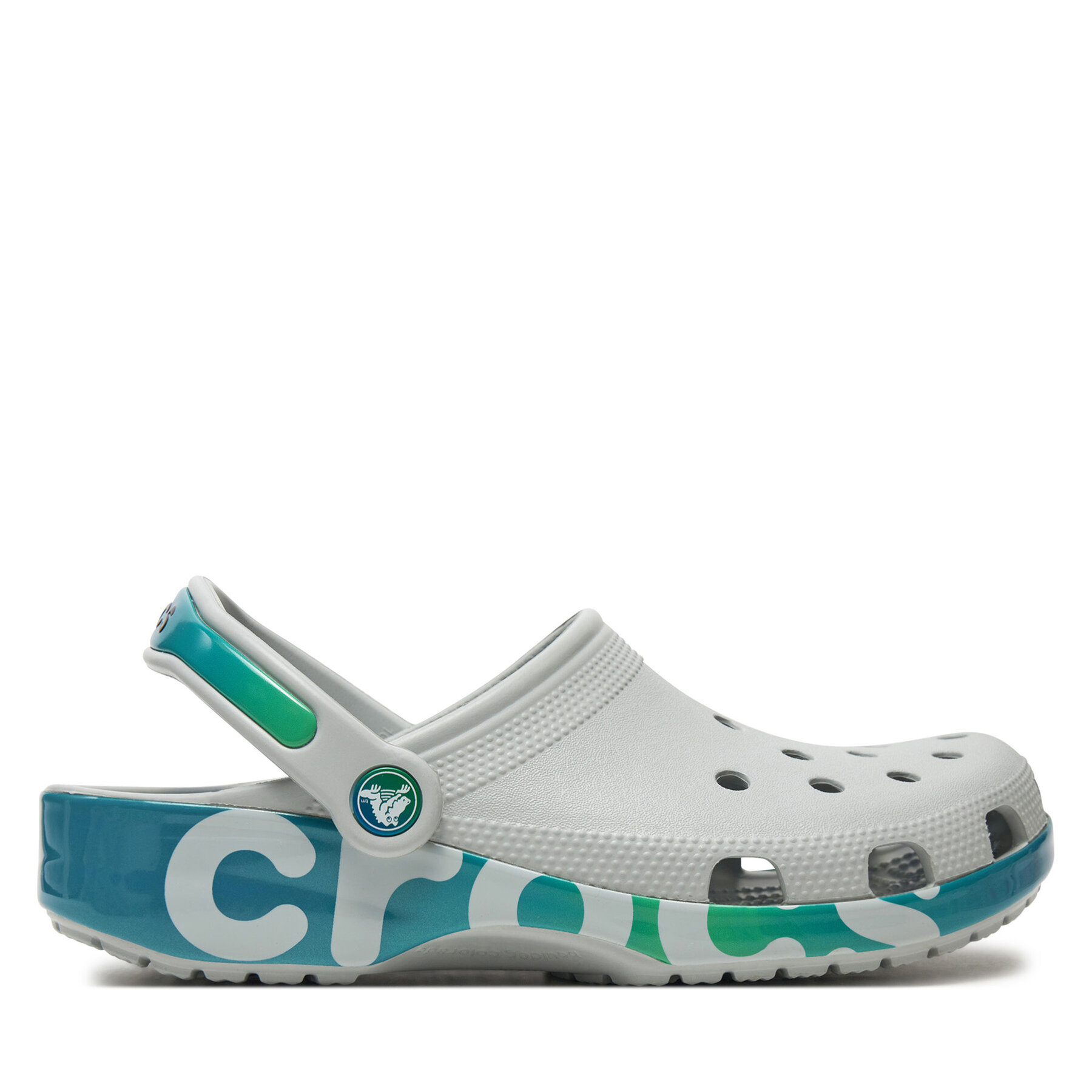 Pantoletten Crocs Classic Reflector Clog 210732 Grau von Crocs