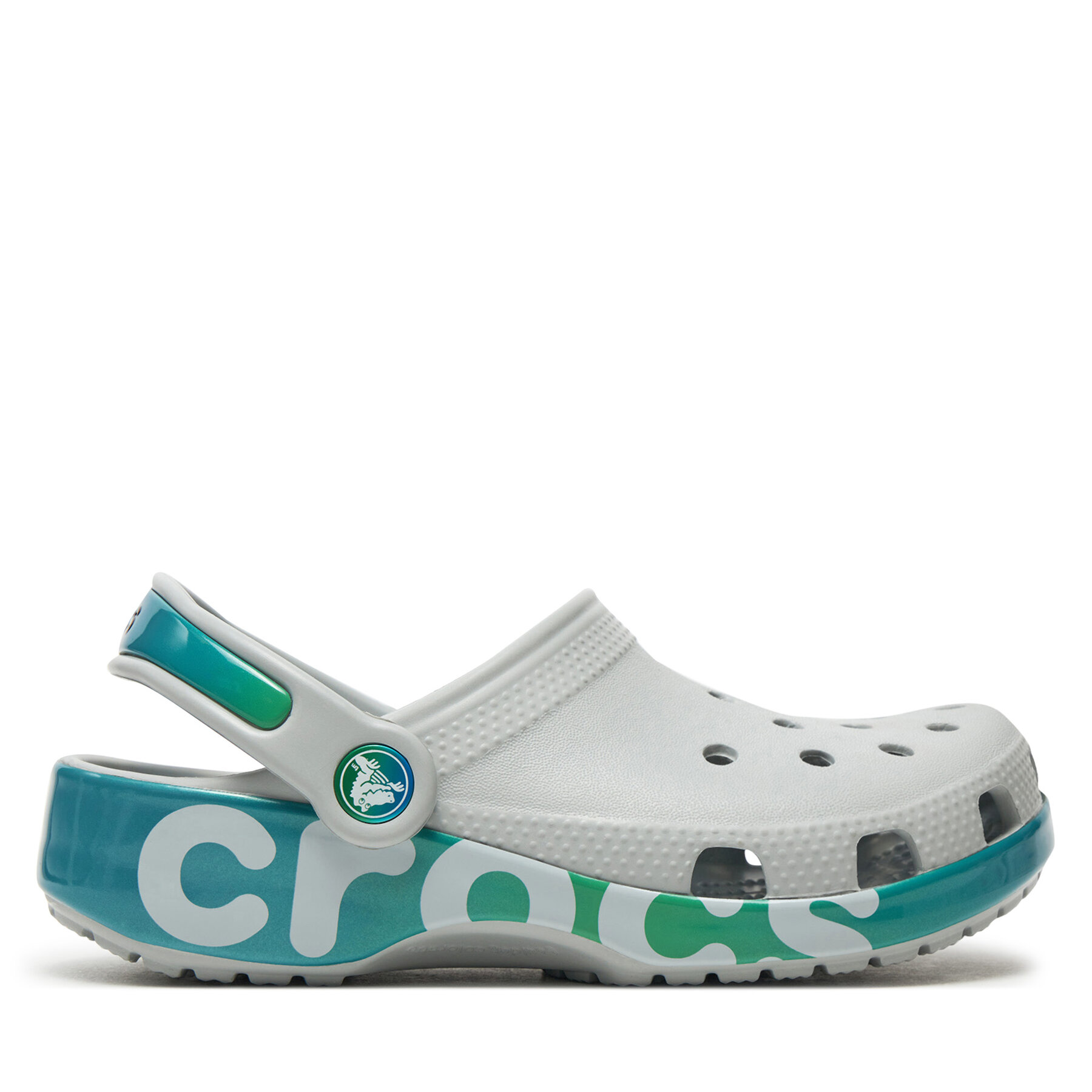 Pantoletten Crocs Classic Reflector Clog K 210714 Grau von Crocs