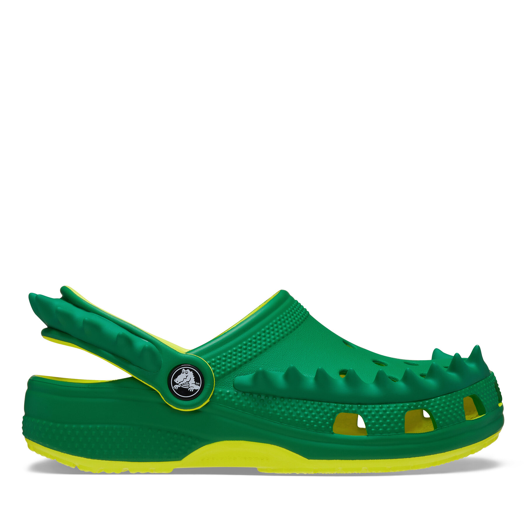 Pantoletten Crocs Classic Spikes Clog K 210010 Grün von Crocs