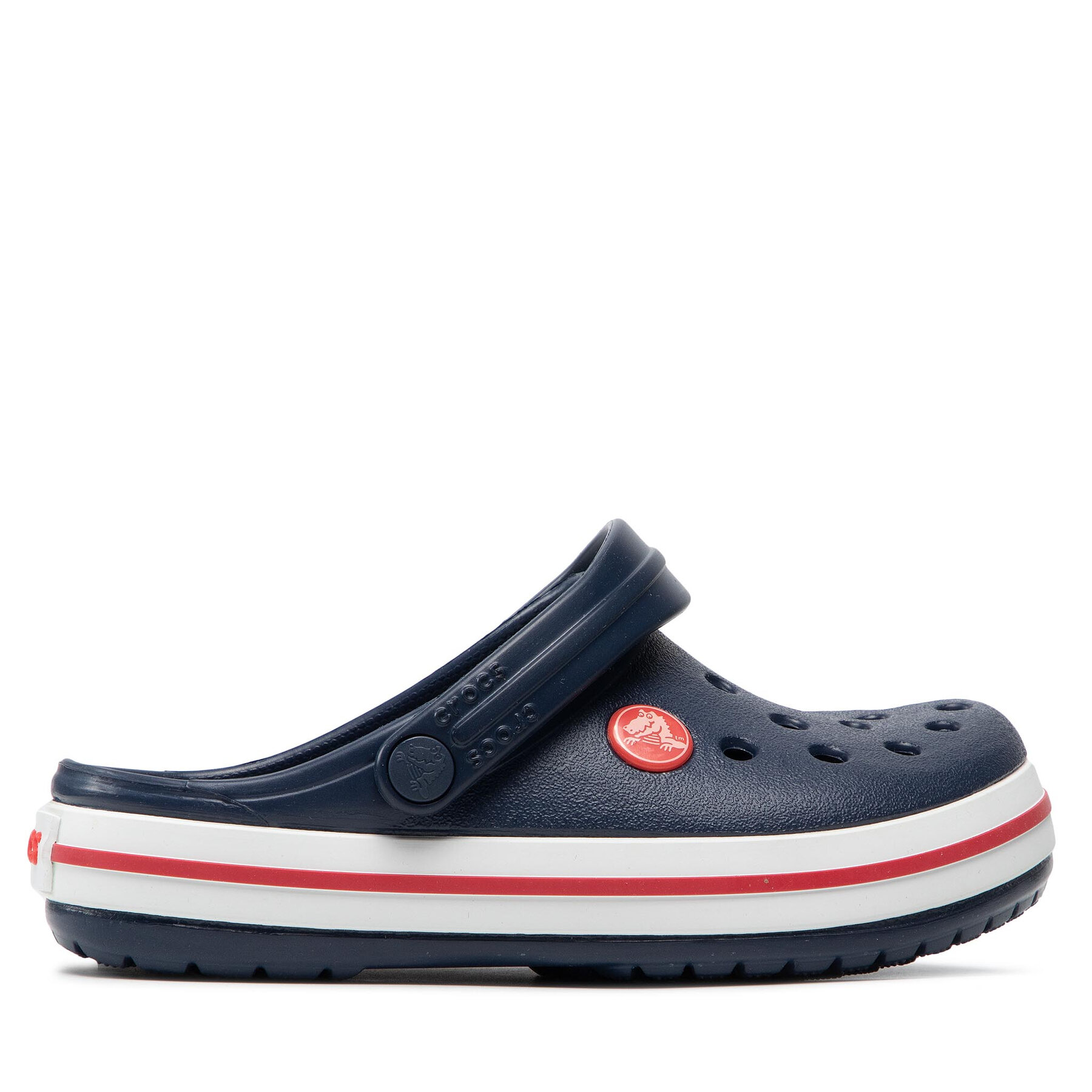 Pantoletten Crocs Crocband Clog K 207006 Dunkelblau von Crocs