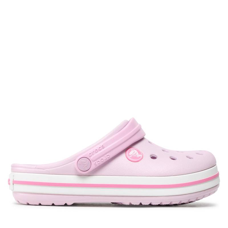 Pantoletten Crocs Crocband Clog K 207006 Rosa von Crocs