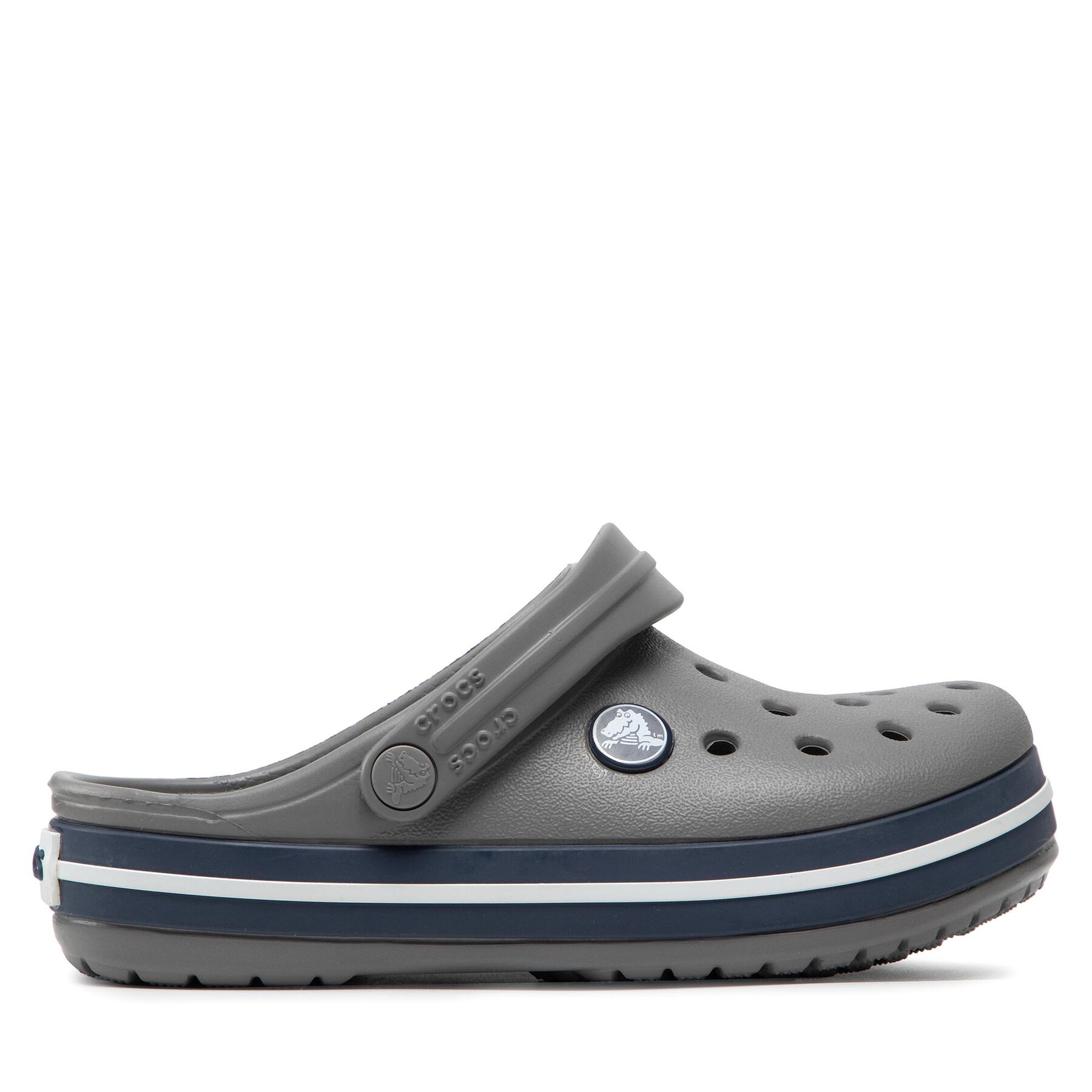 Pantoletten Crocs Crocband Clog K 207006 Grau von Crocs