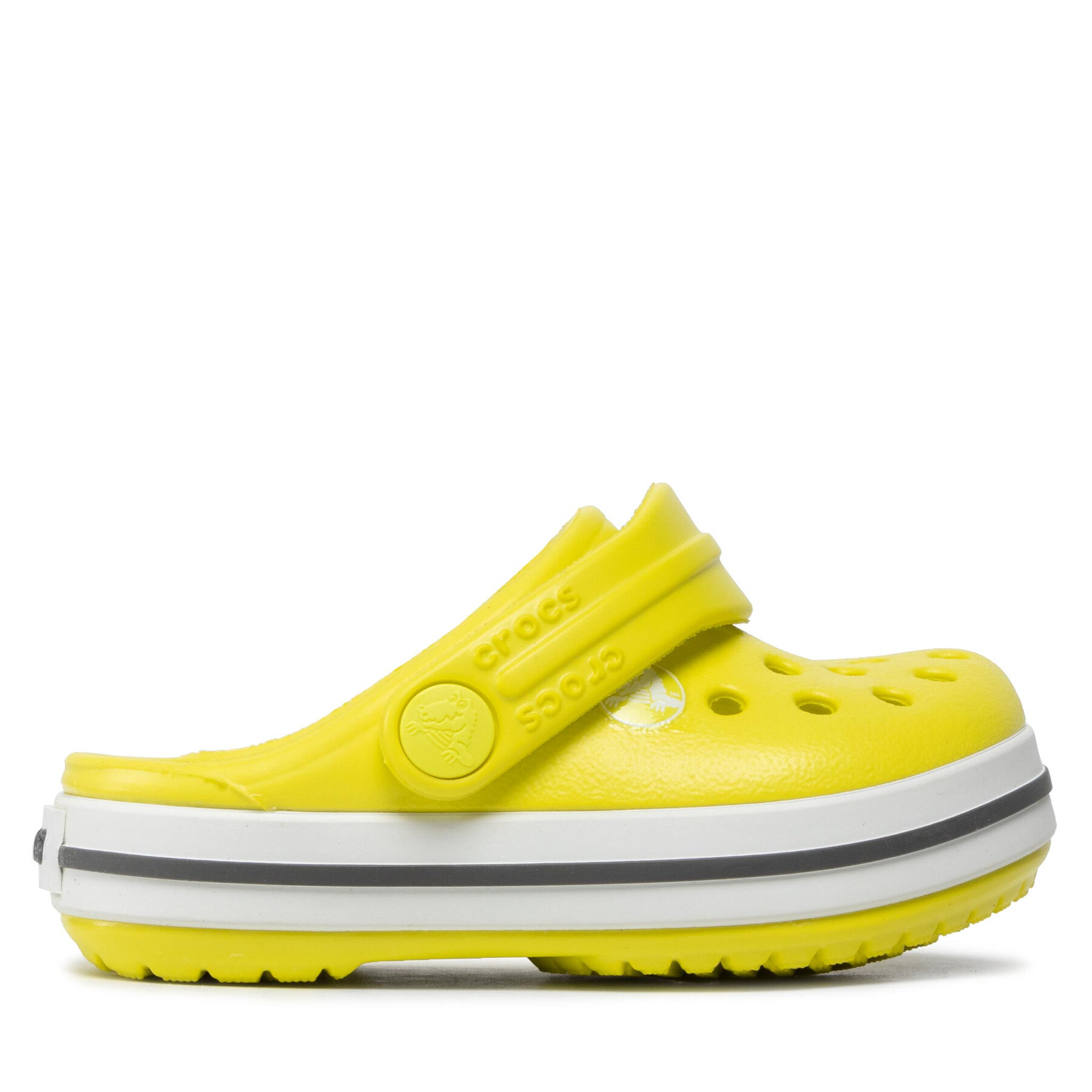 Pantoletten Crocs Crocband Clog T 207005-725 Gelb von Crocs