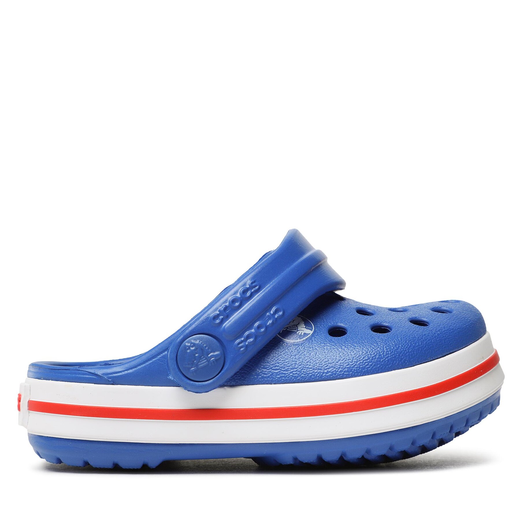 Pantoletten Crocs Crocband Clog T 207005 Dunkelblau von Crocs