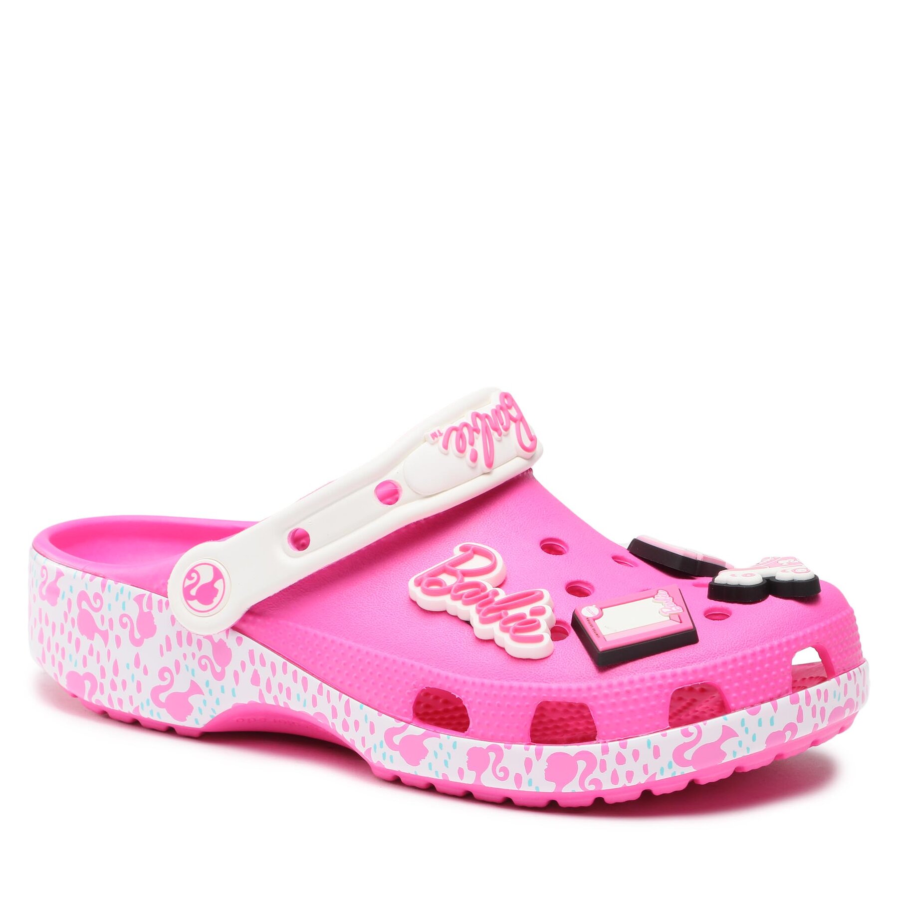 Pantoletten Crocs Crocs Classic Barbie Clog 208817 Rosa von Crocs