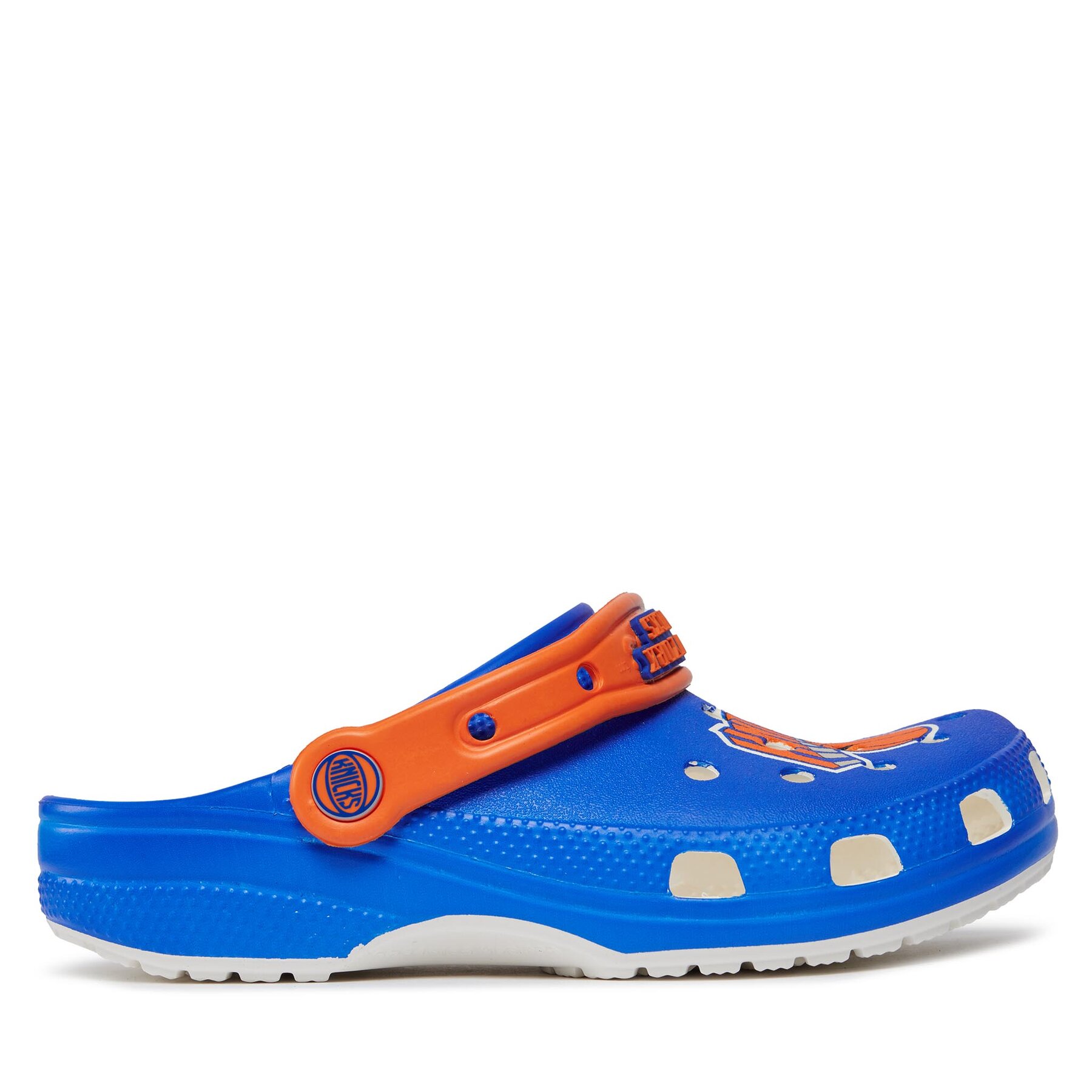 Pantoletten Crocs Crocs Classic Nba New York Knicks Clog 208862 Weiß Pantoletten Crocs Crocs Classic Nba New York Knicks Clog 208862 Weiß von Crocs