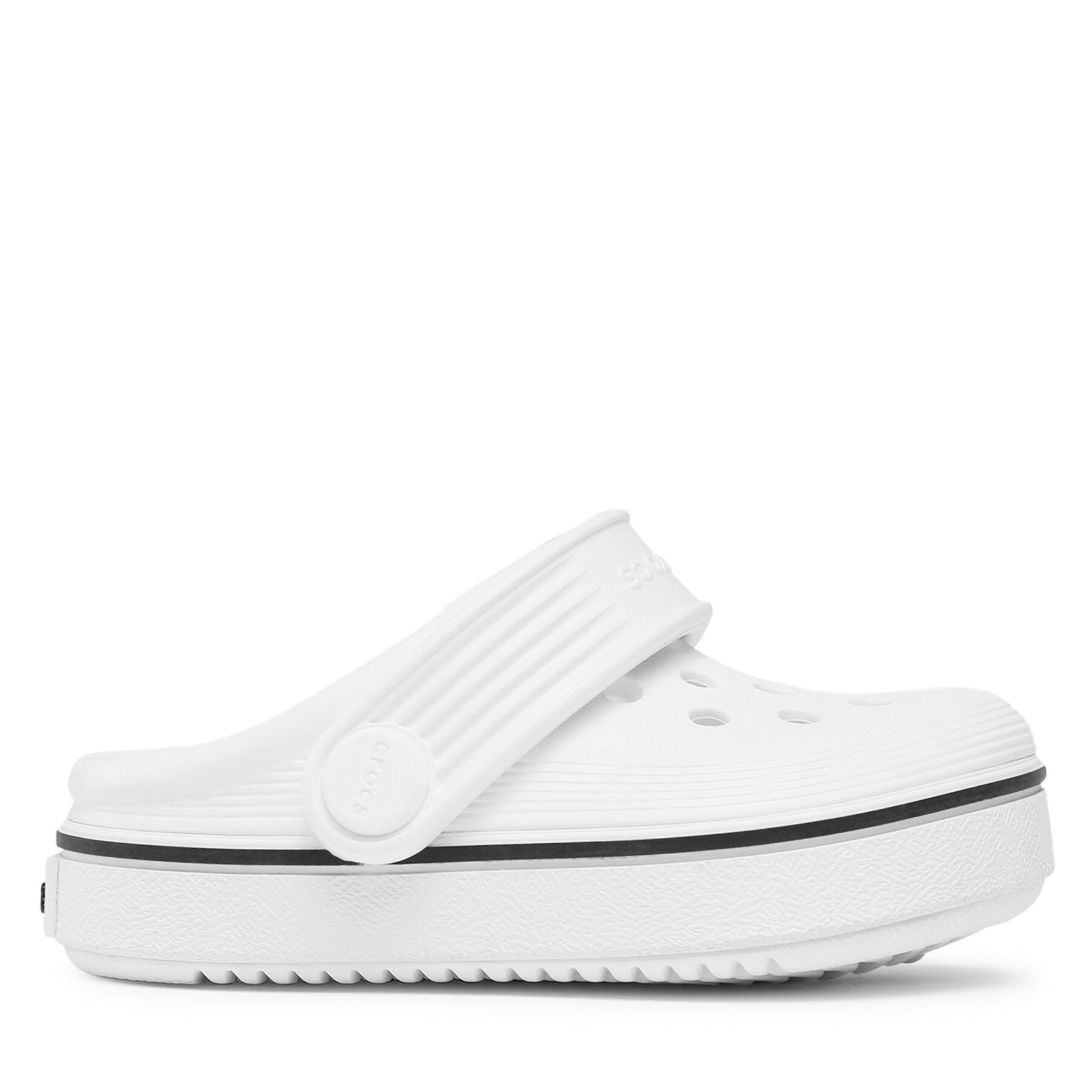 Pantoletten Crocs Crocs Crocband Clean Clog T 208479 Weiß Pantoletten Crocs Crocs Crocband Clean Clog T 208479 Weiß von Crocs