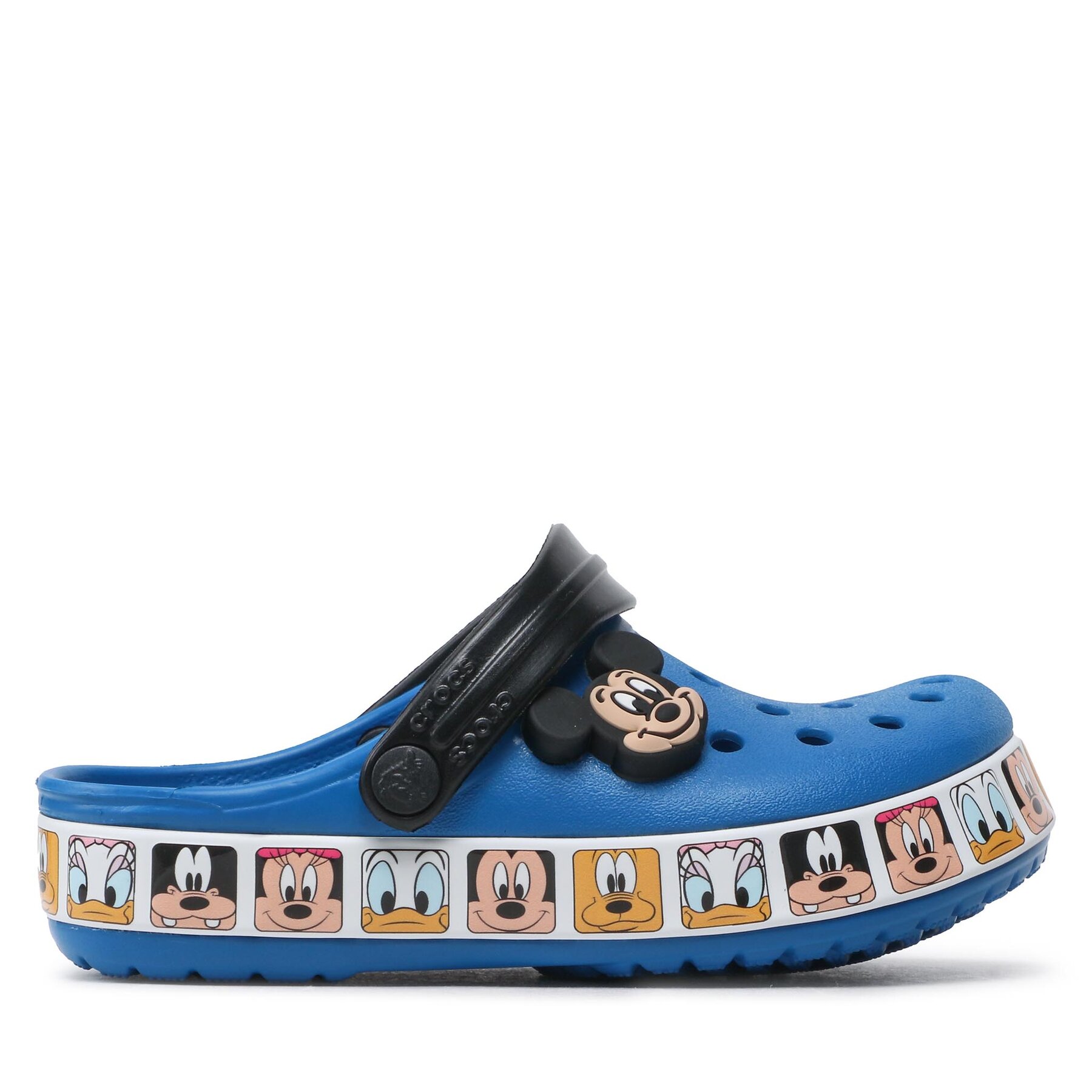 Pantoletten Crocs Fl Mickey Mouse Band Clog T 207718 Blau von Crocs