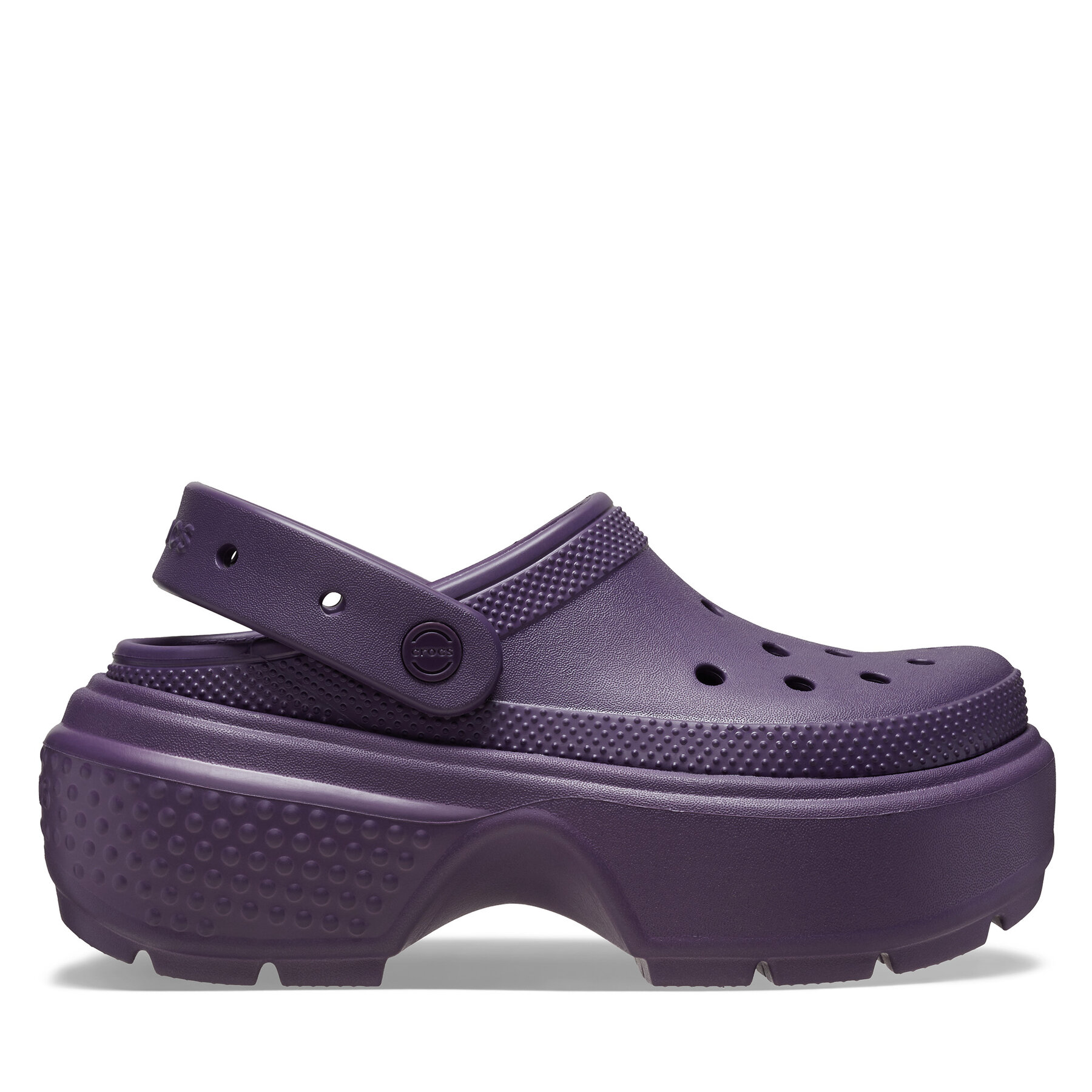 Pantoletten Crocs Stomp Clog 209350 Violett von Crocs