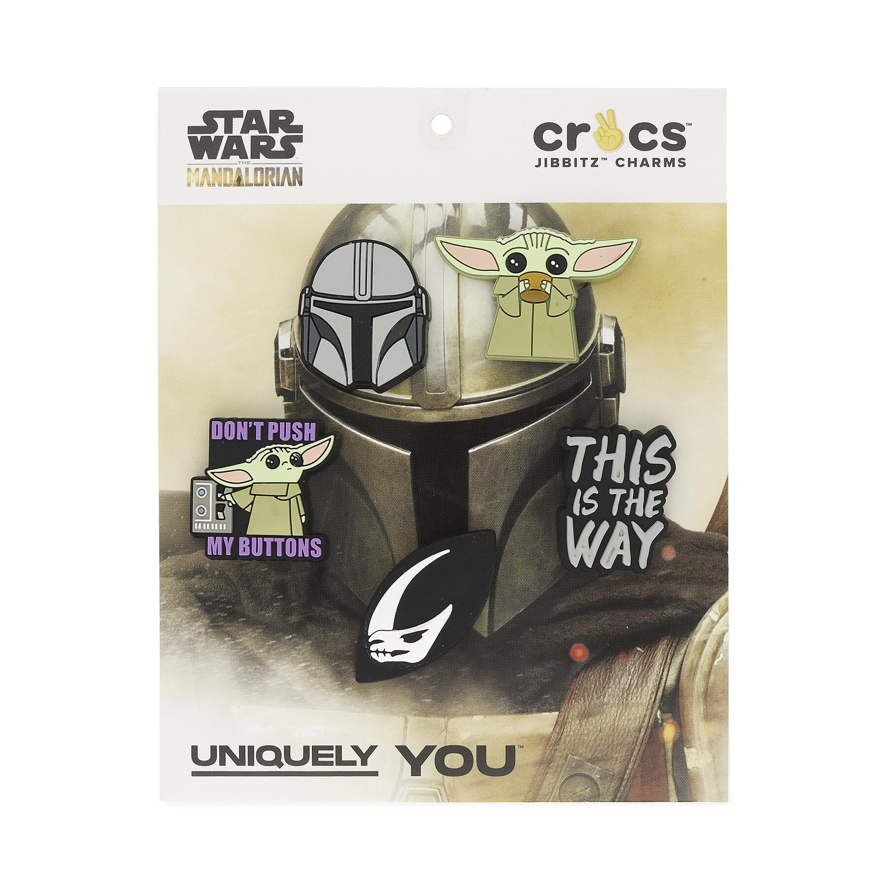 Schuhverzierung Crocs Disneys The Mandalorian 5 Pack 10009674 Grün Schuhverzierung Crocs Disneys The Mandalorian 5 Pack 10009674 Grün von Crocs