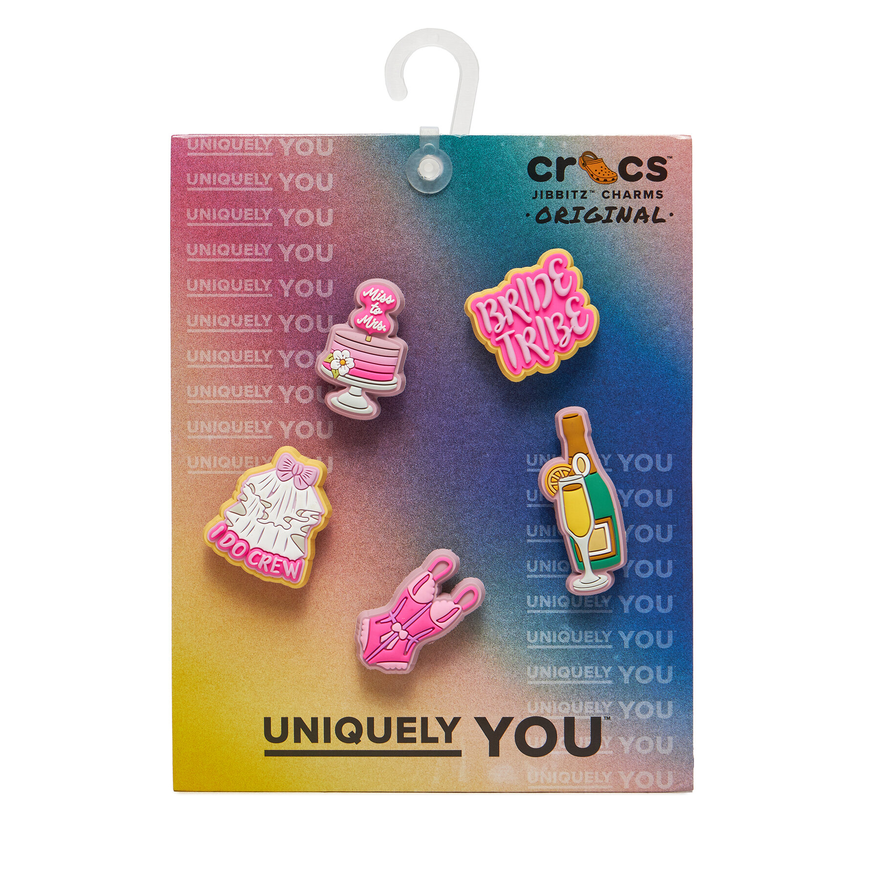 Schuhverzierung Crocs Jibbitz Bachelorette Vibes 5 Pack Bunt Schuhverzierung Crocs Jibbitz Bachelorette Vibes 5 Pack Bunt von Crocs