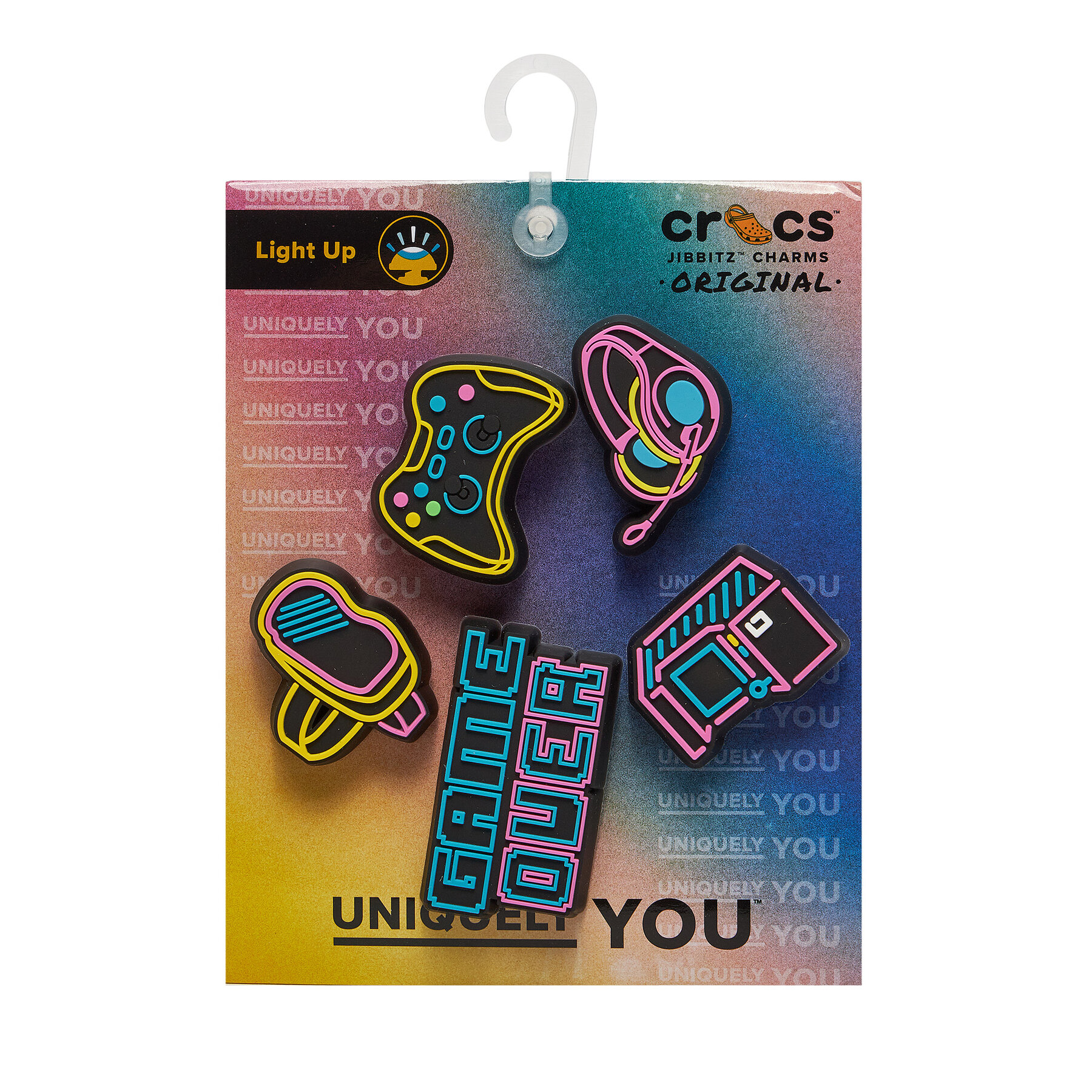 Schuhverzierung Crocs Jibbitz Lights Up Neon Gamer 5 Pack 10012094 Bunt Schuhverzierung Crocs Jibbitz Lights Up Neon Gamer 5 Pack 10012094 Bunt von Crocs