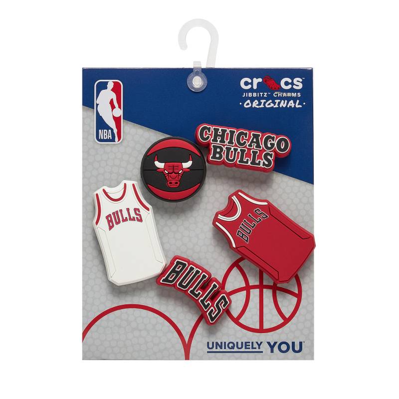 Schuhverzierung Crocs Jibbitz Nba Chicago Bulls 5pck 10011280 Bunt von Crocs