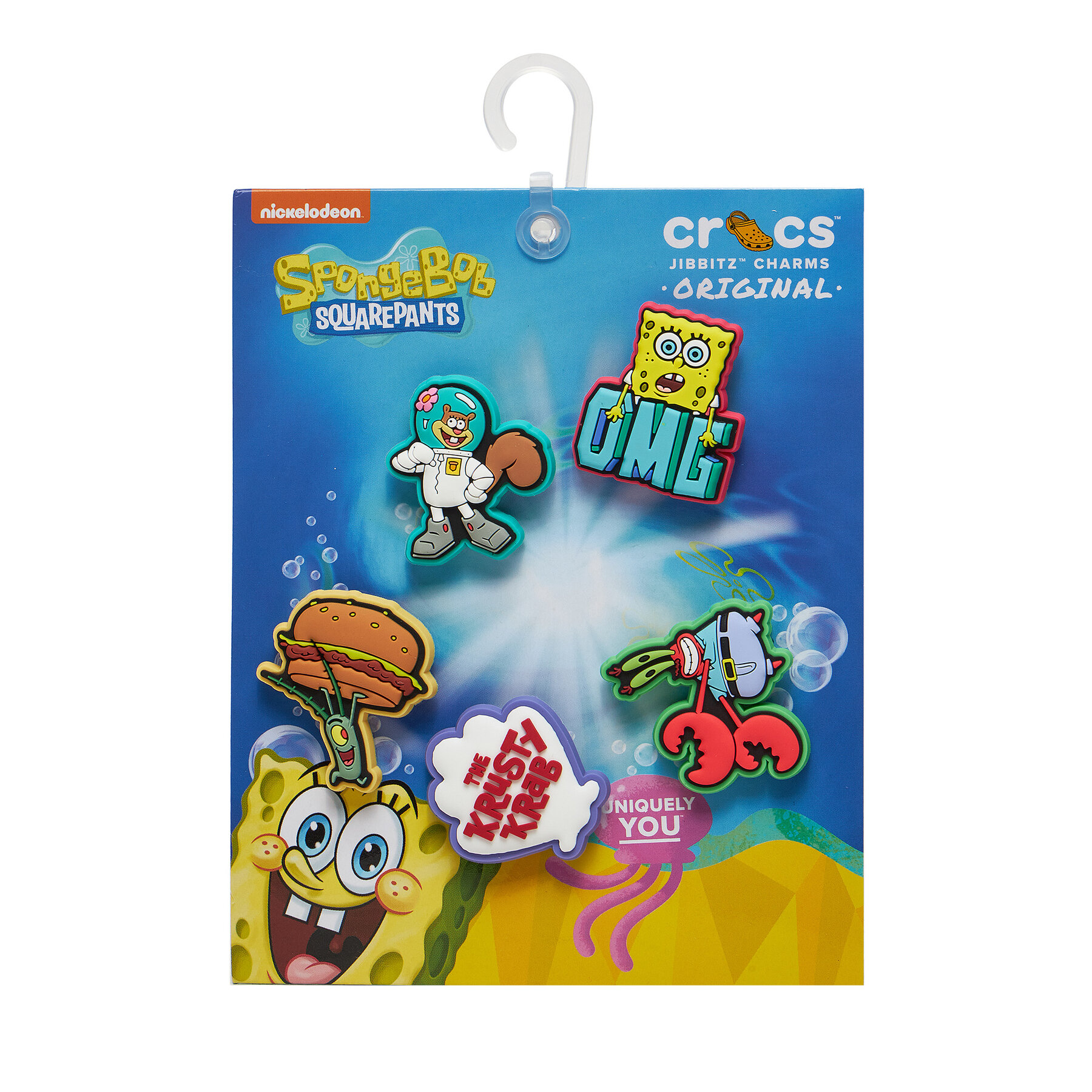 Schuhverzierung Crocs Jibbitz Spongebob 5pck 10010012 Bunt von Crocs