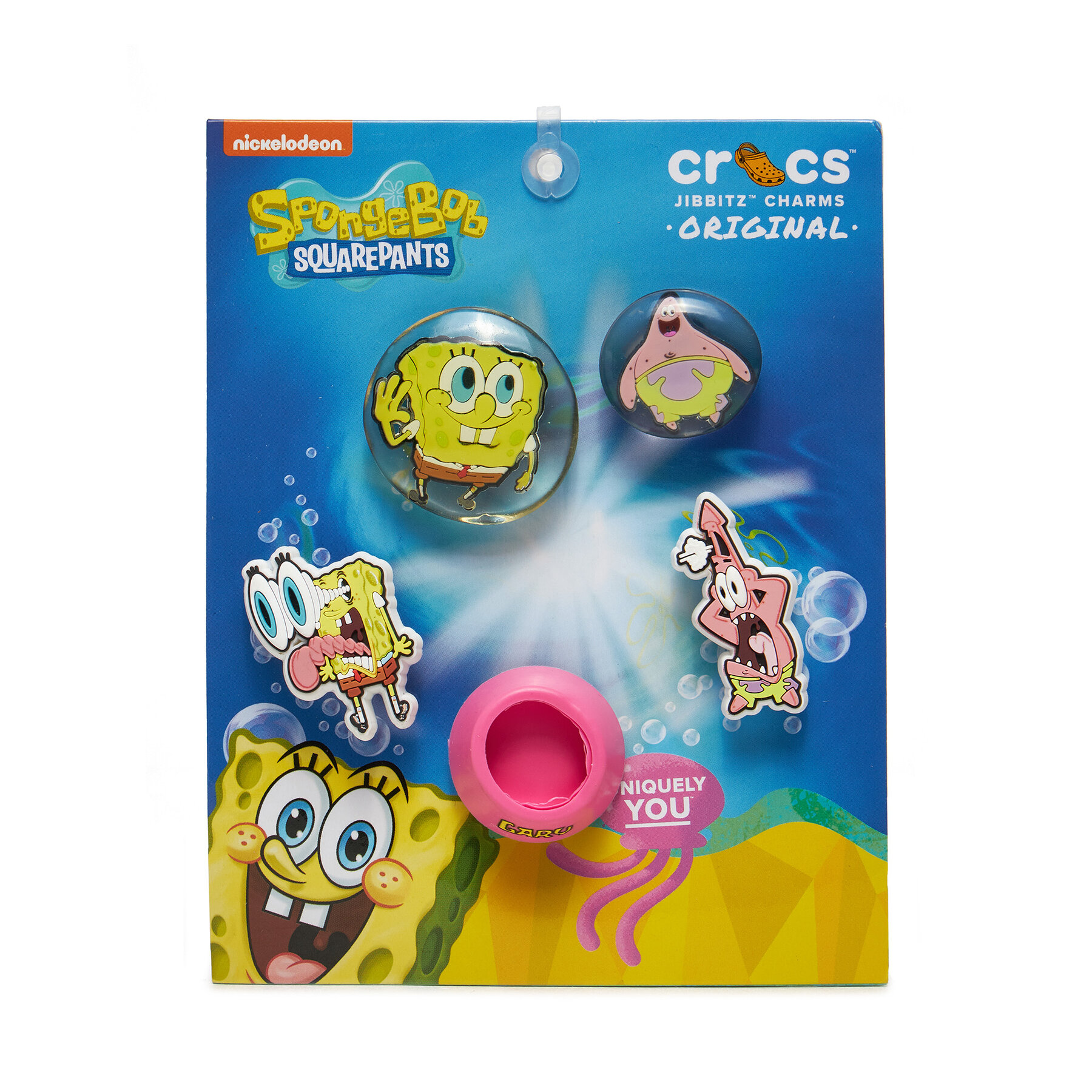 Schuhverzierung Crocs Jibbitz Spongebob Bubble 5 Pck Bunt von Crocs