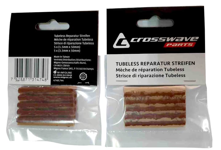 Crosswave Tubeless Reparatur Streifen Veloflickzeug von Crosswave