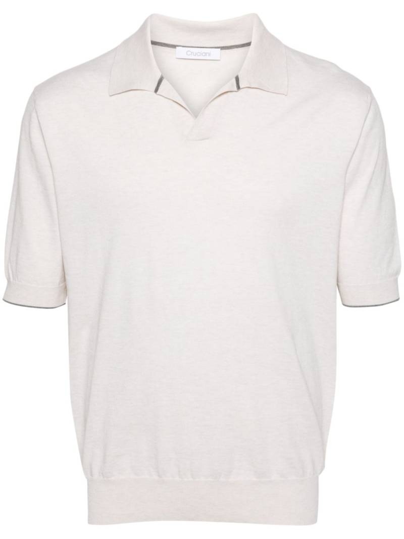 Cruciani cotton polo shirt - Neutrals von Cruciani