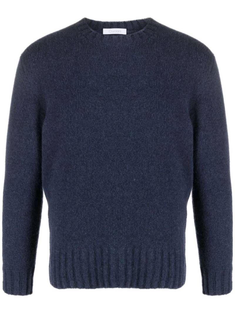 Cruciani crew-neck fine-knit jumper - Blue von Cruciani