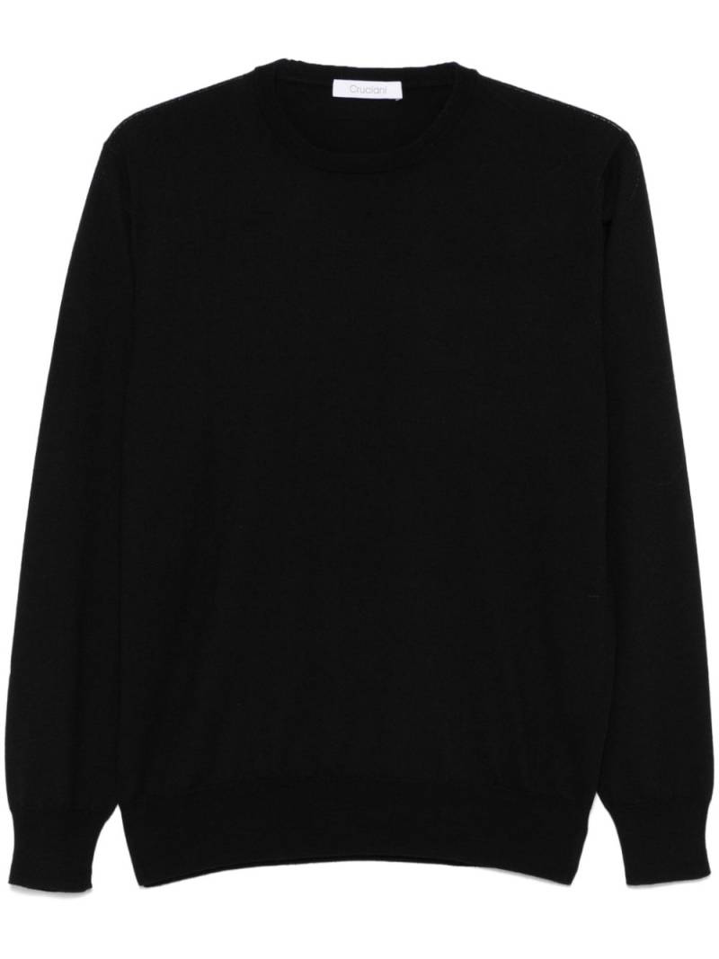 Cruciani fine-knit sweater - Black von Cruciani