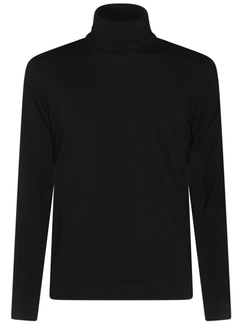 Cruciani high-neck T-shirt - Black von Cruciani