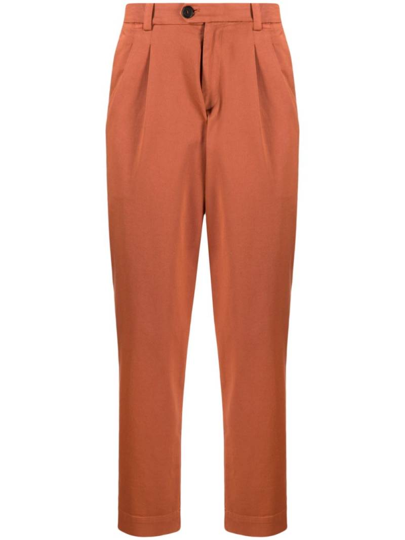 Cruciani pleated tapered trousers - Brown von Cruciani