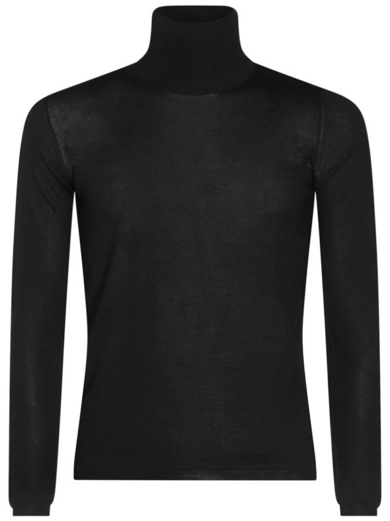 Cruciani roll-neck sweater - Black von Cruciani