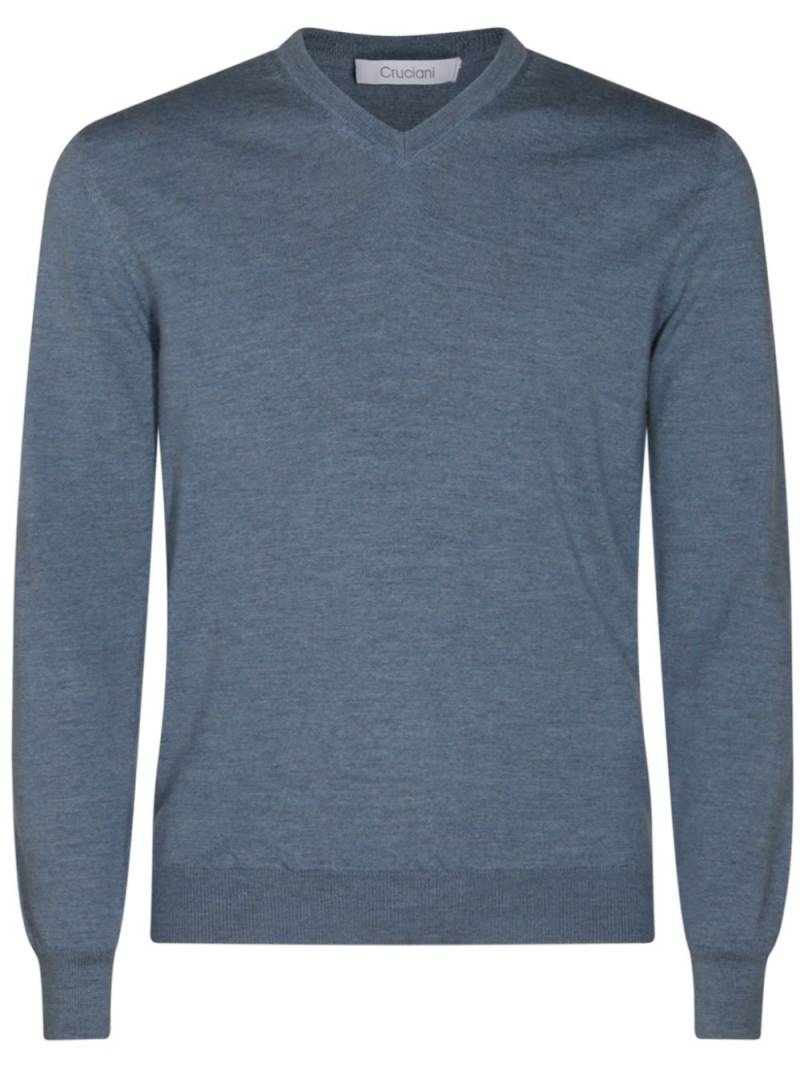 Cruciani wool jumper - Blue von Cruciani