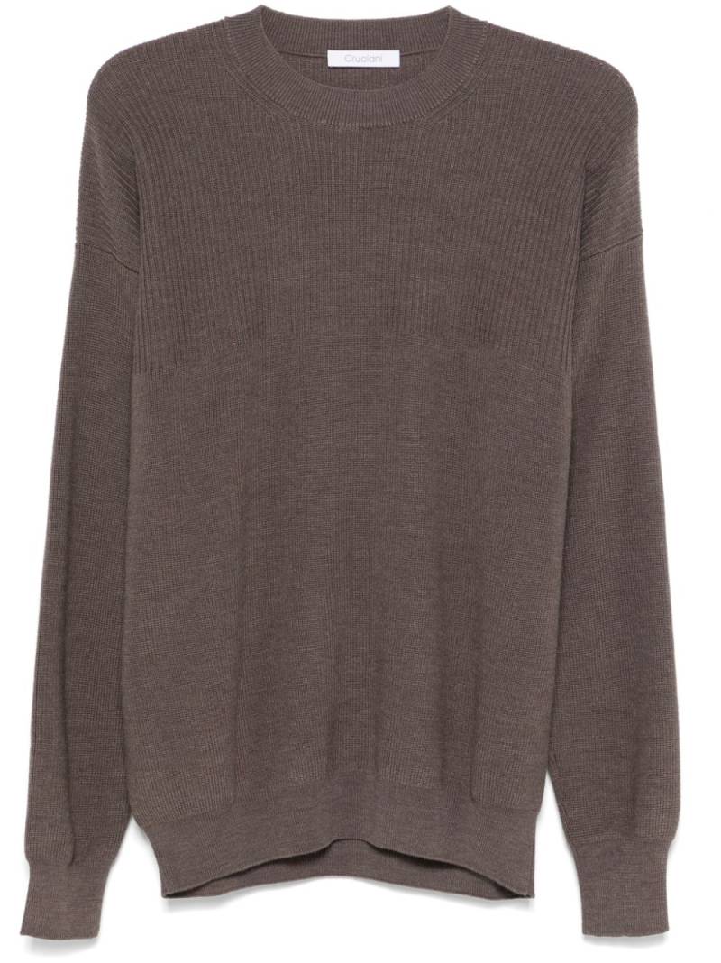 Cruciani wool jumper - Brown von Cruciani