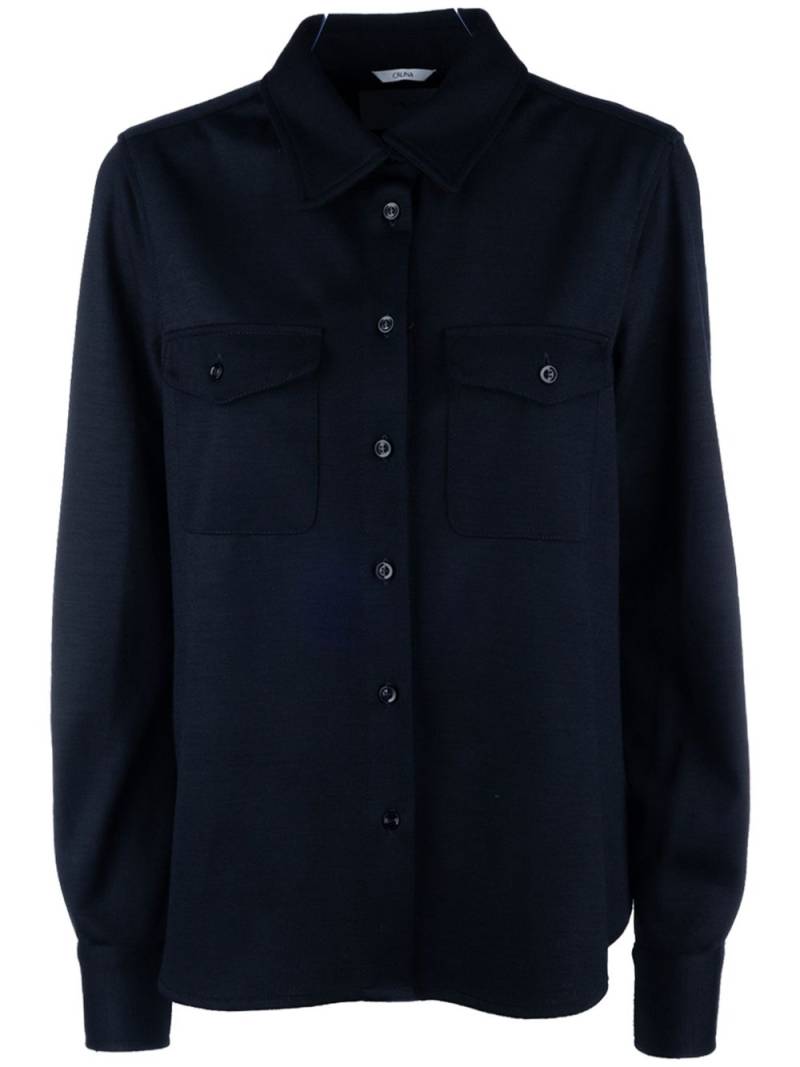 Cruna long sleeve shirt - Blue von Cruna