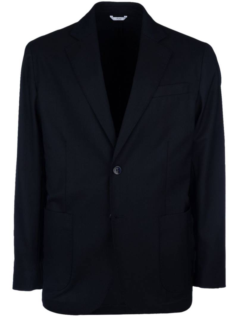 Cruna single-breasted blazer - Blue von Cruna