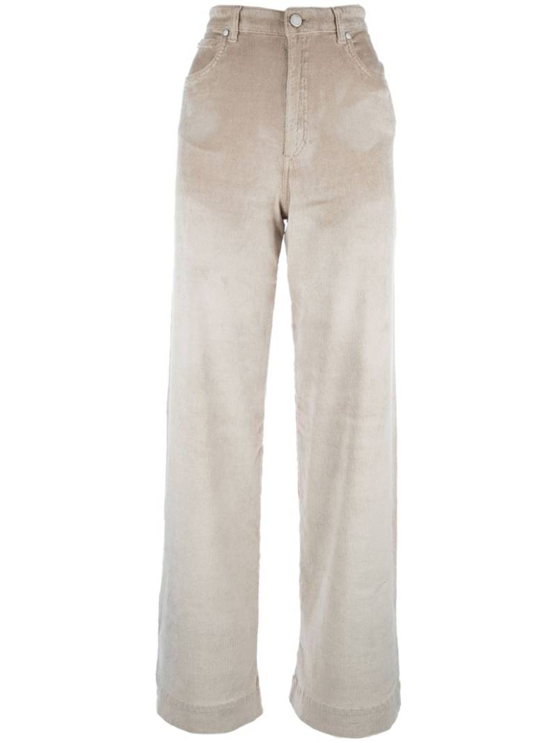 Cruna straight-leg trousers - Neutrals von Cruna