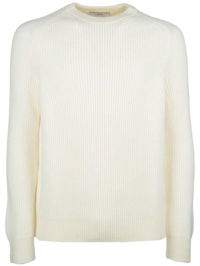 Cruna wool sweatshirt - White von Cruna