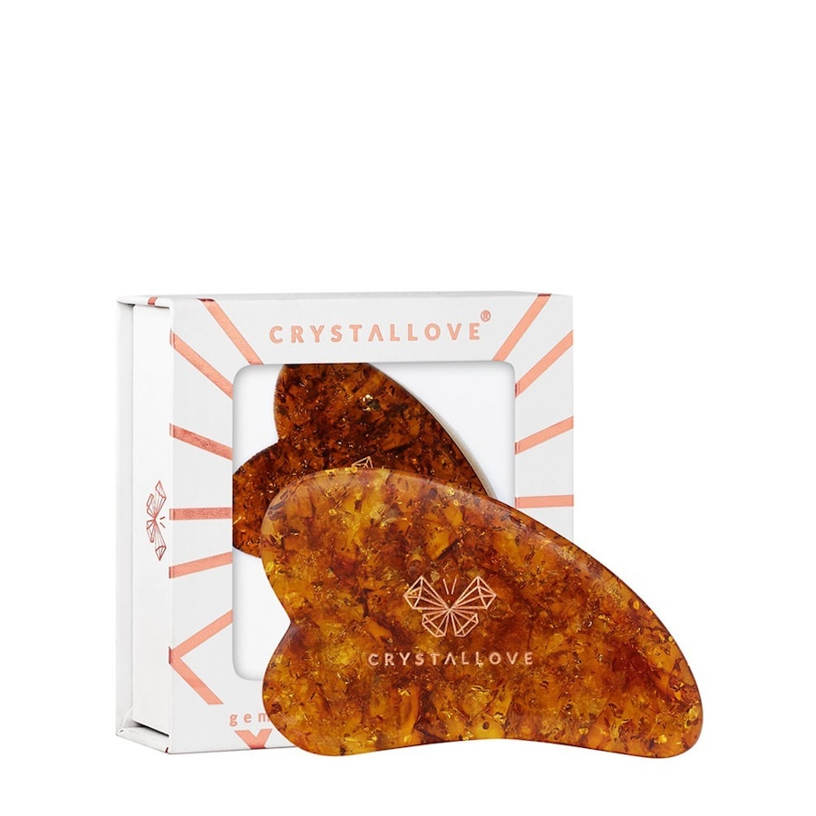 Crystallove  Crystallove Cognac Amber Gua Sha gesichtsmassagegeraet 1.0 pieces von Crystallove