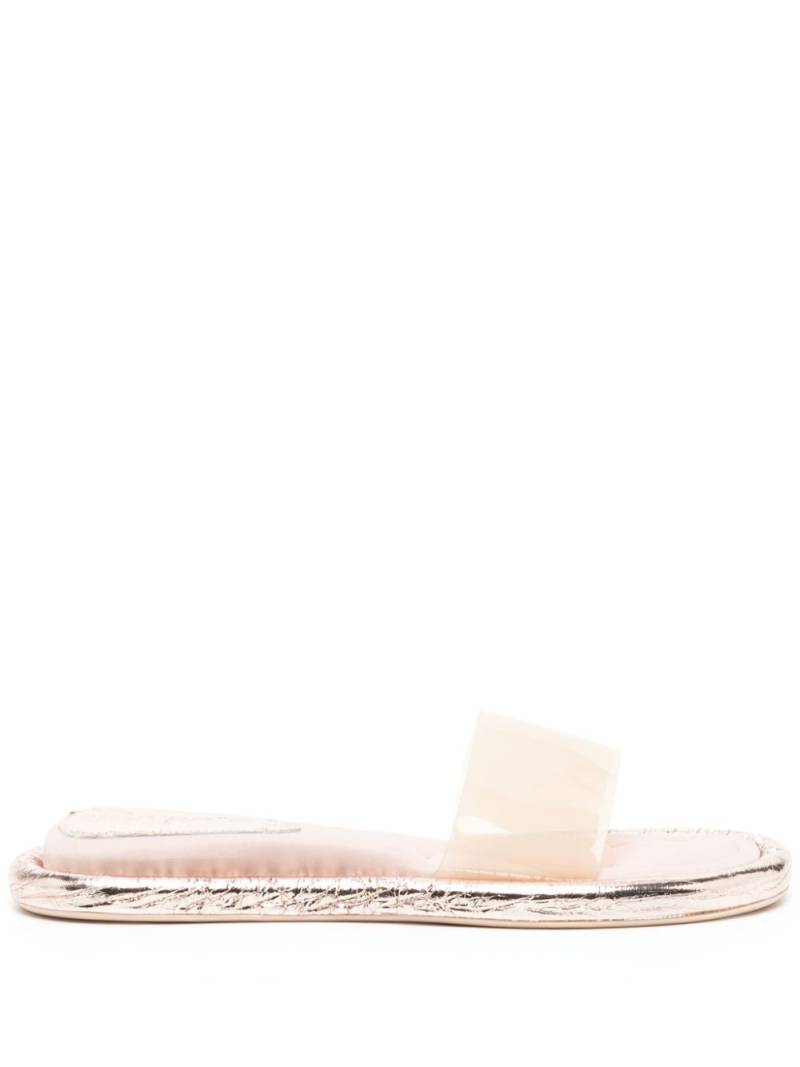 Cult Gaia Aldari transparent mules - Gold von Cult Gaia