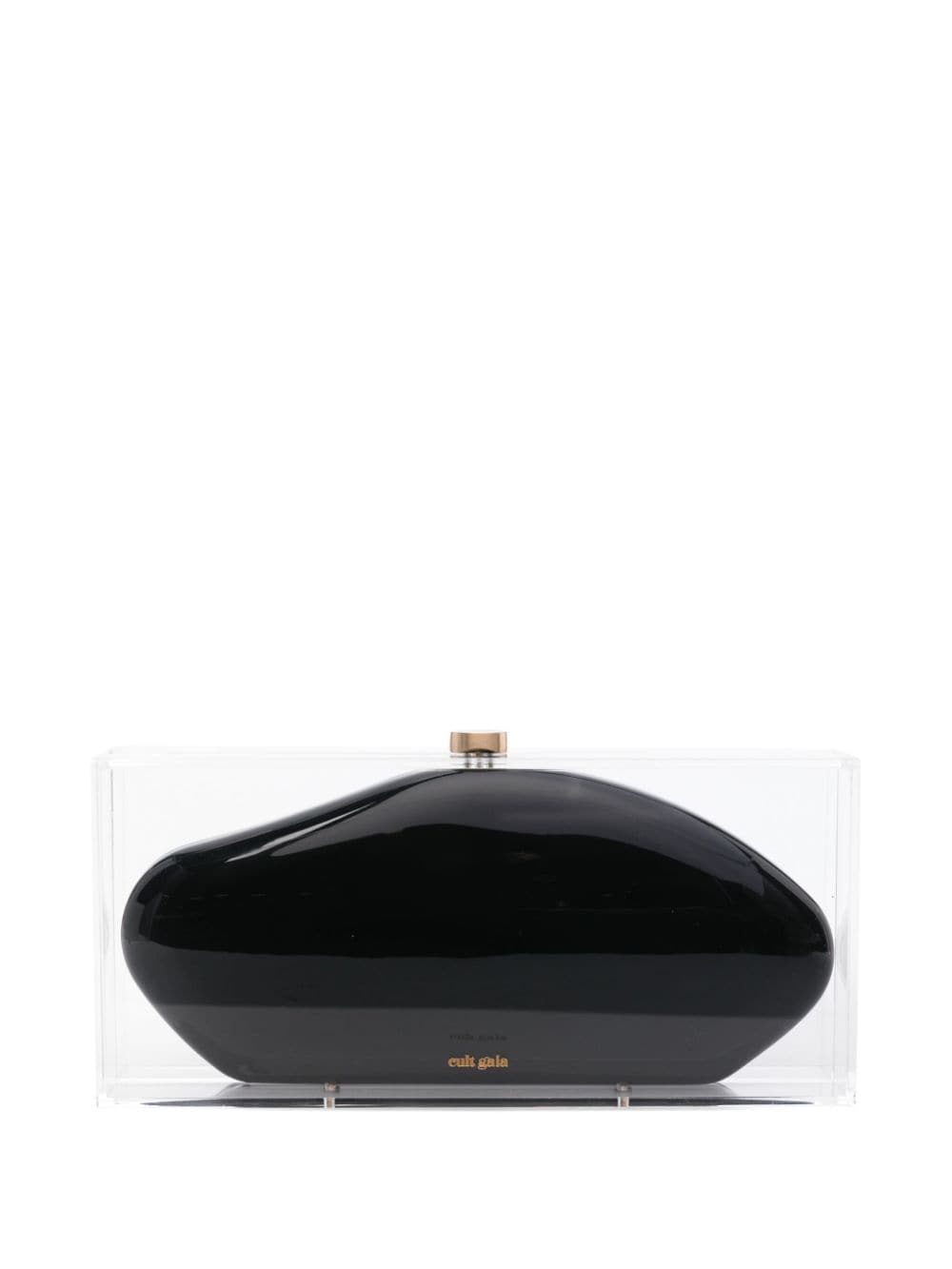 Cult Gaia Annika transparent clutch bag - Black von Cult Gaia