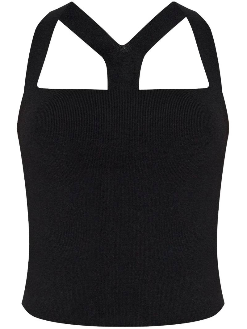 Cult Gaia Crawford knitted top - Black von Cult Gaia