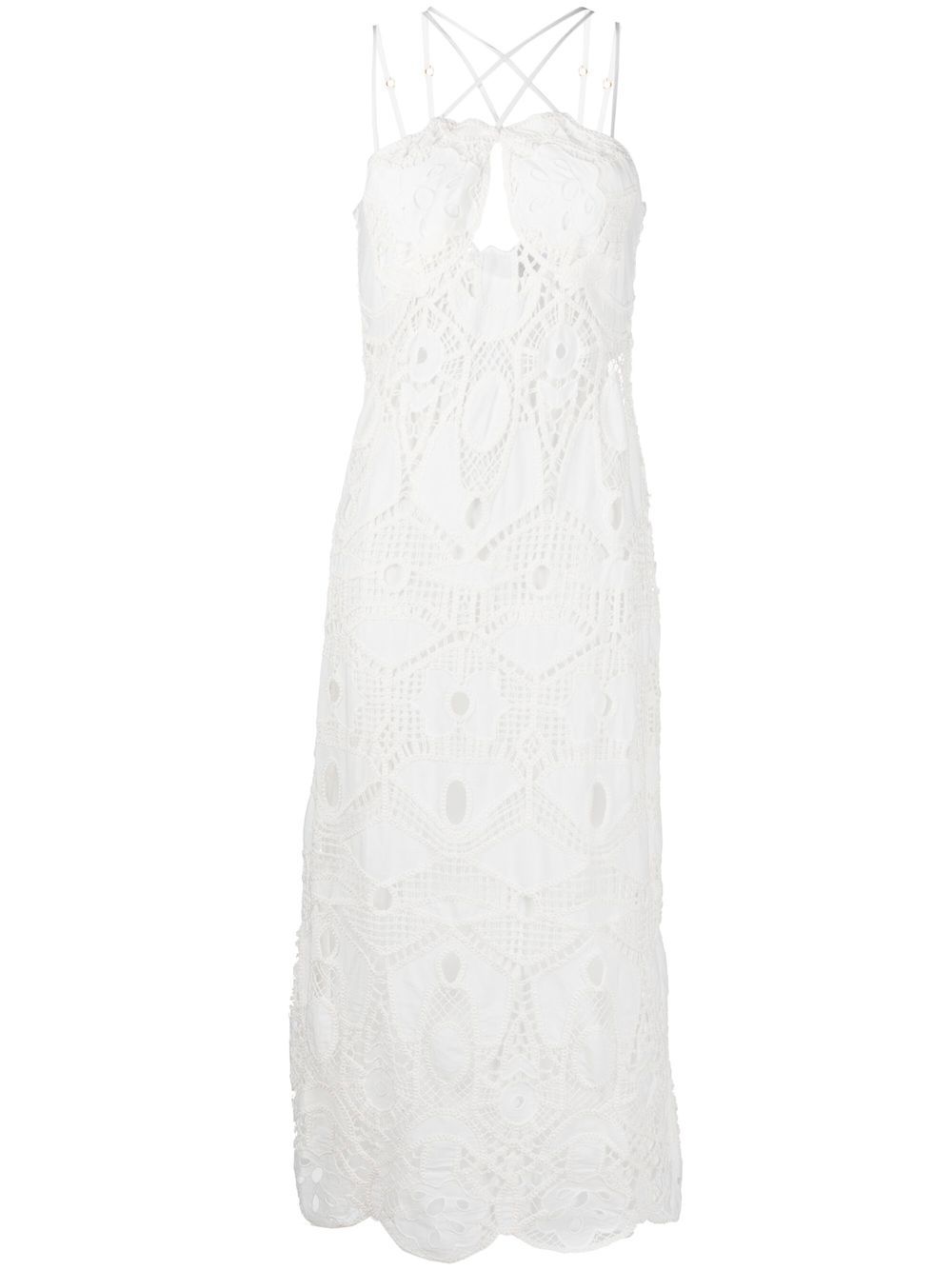 Cult Gaia Everly lace dress - White von Cult Gaia